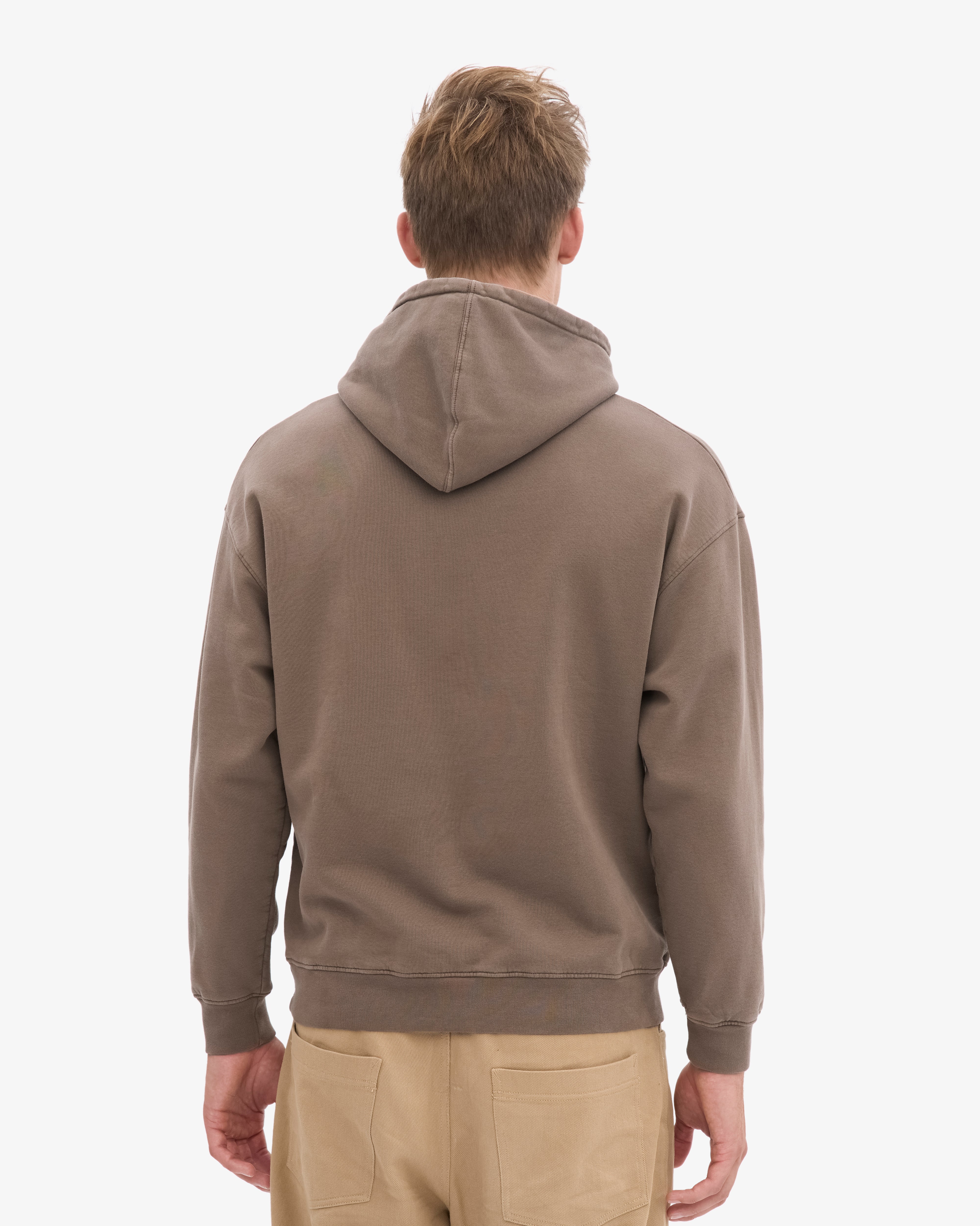 Organic Oversized Hood - Cedar Brown