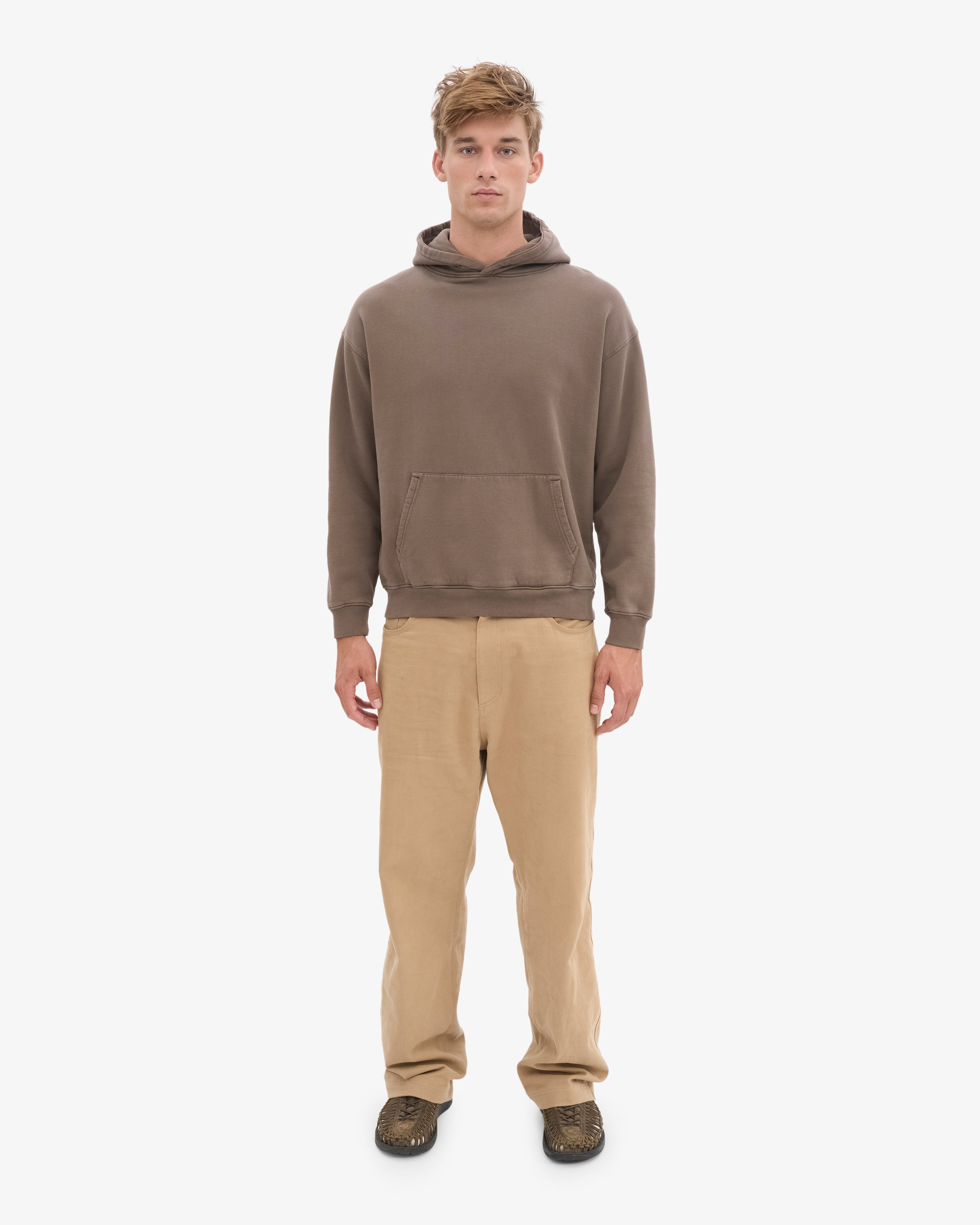 Organic Oversized Hood - Cedar Brown