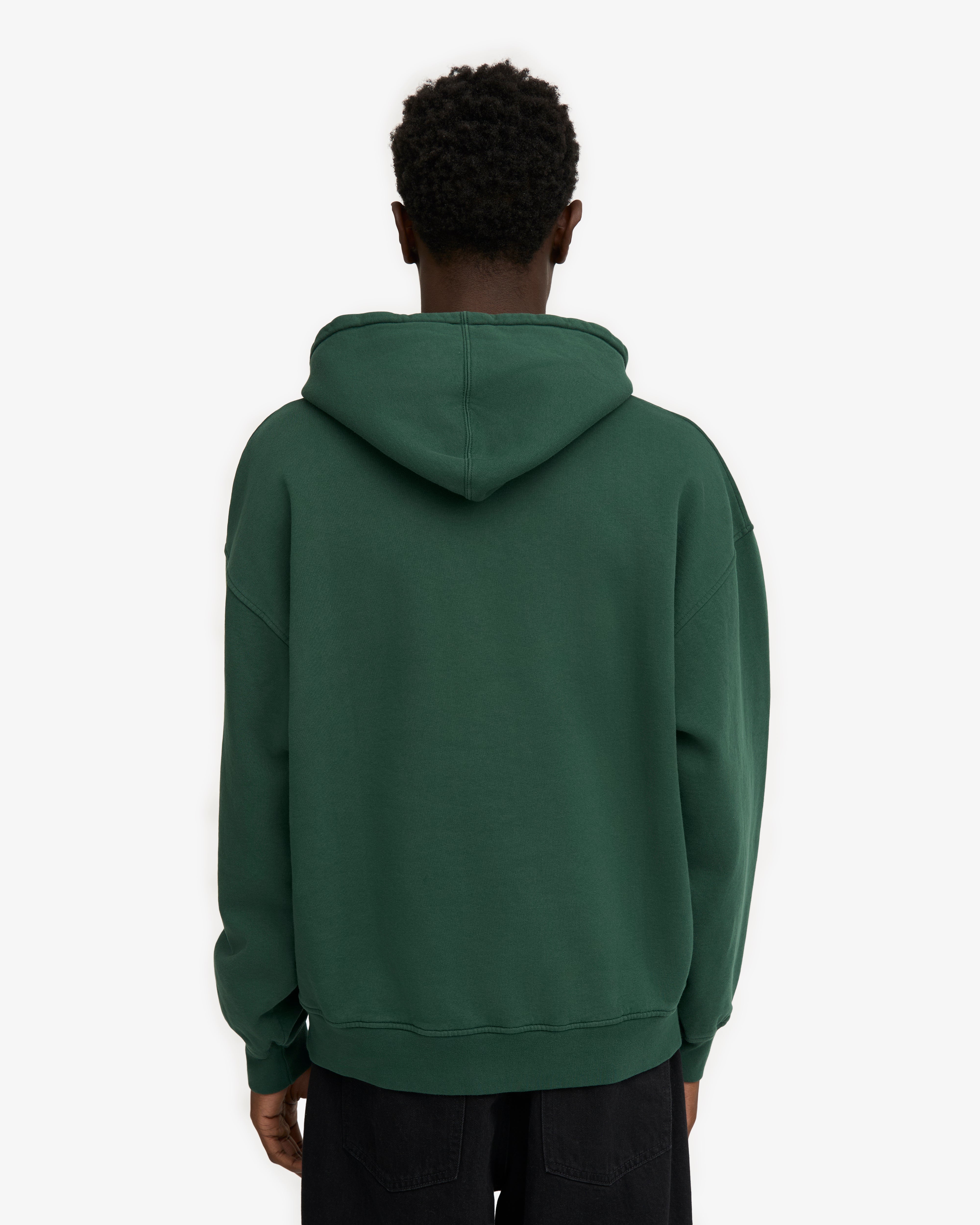 Organic Oversized Hood - Emerald Green