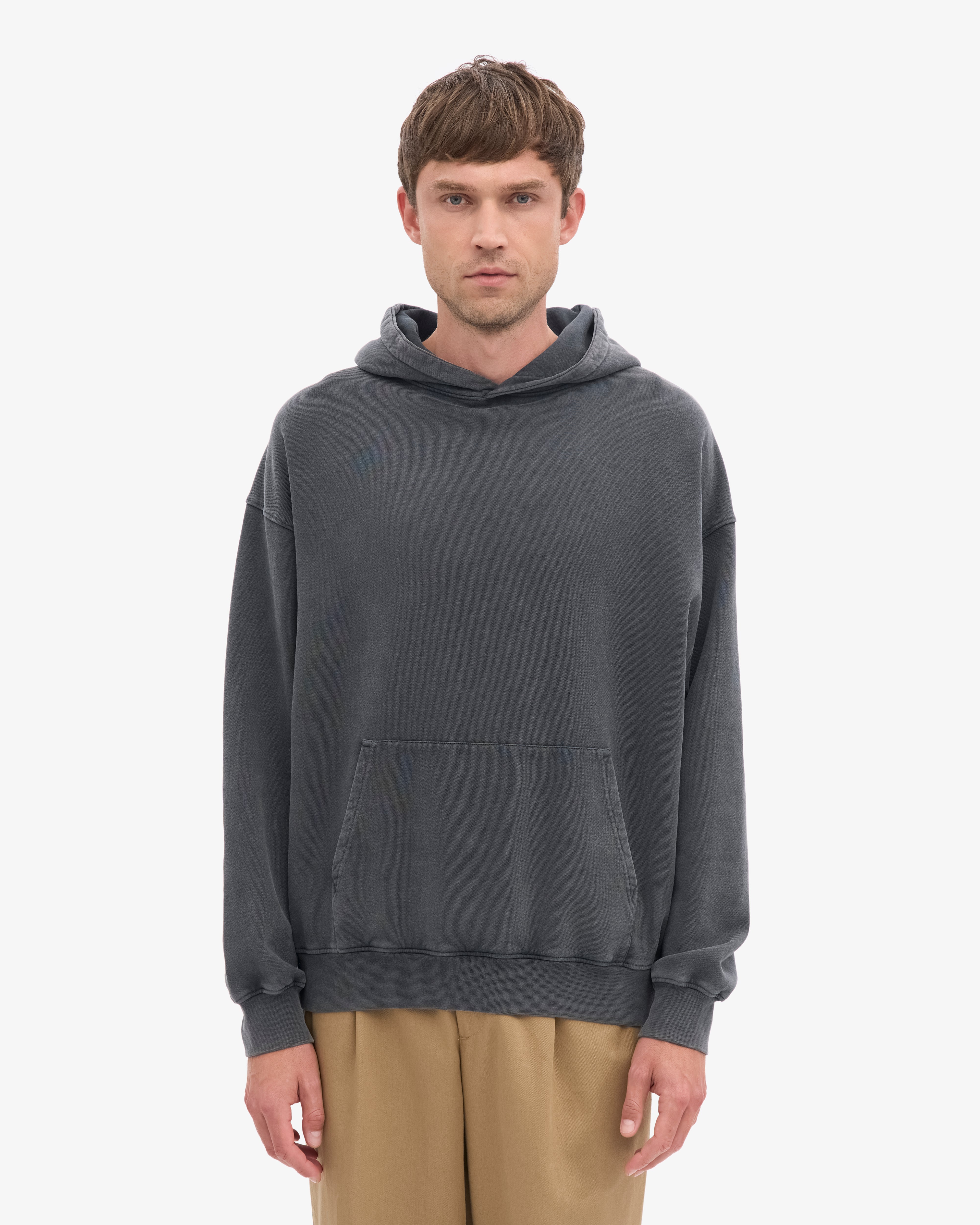 Organic Oversized Hood - Faded Black