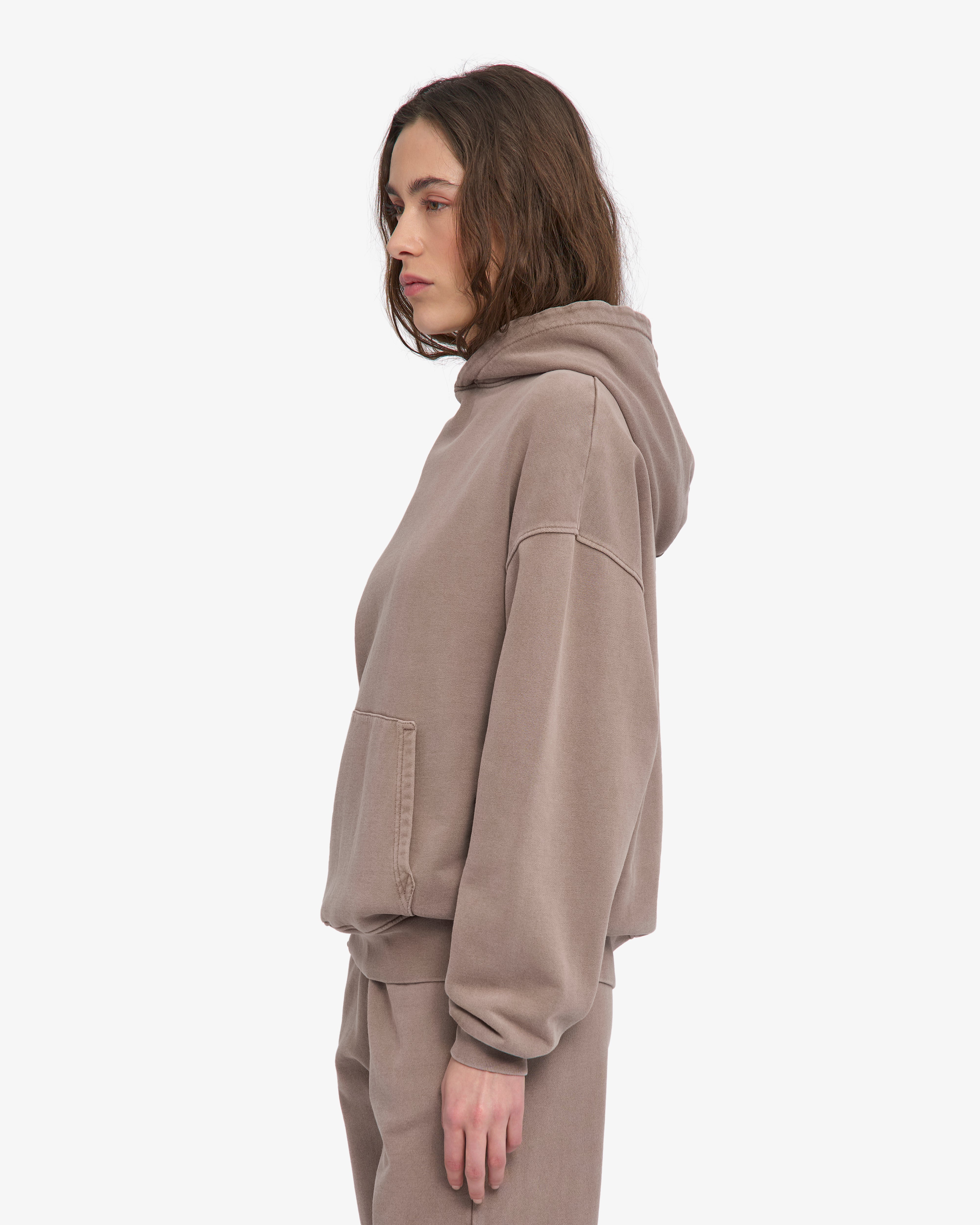 Organic Oversized Hood - Faded Khaki