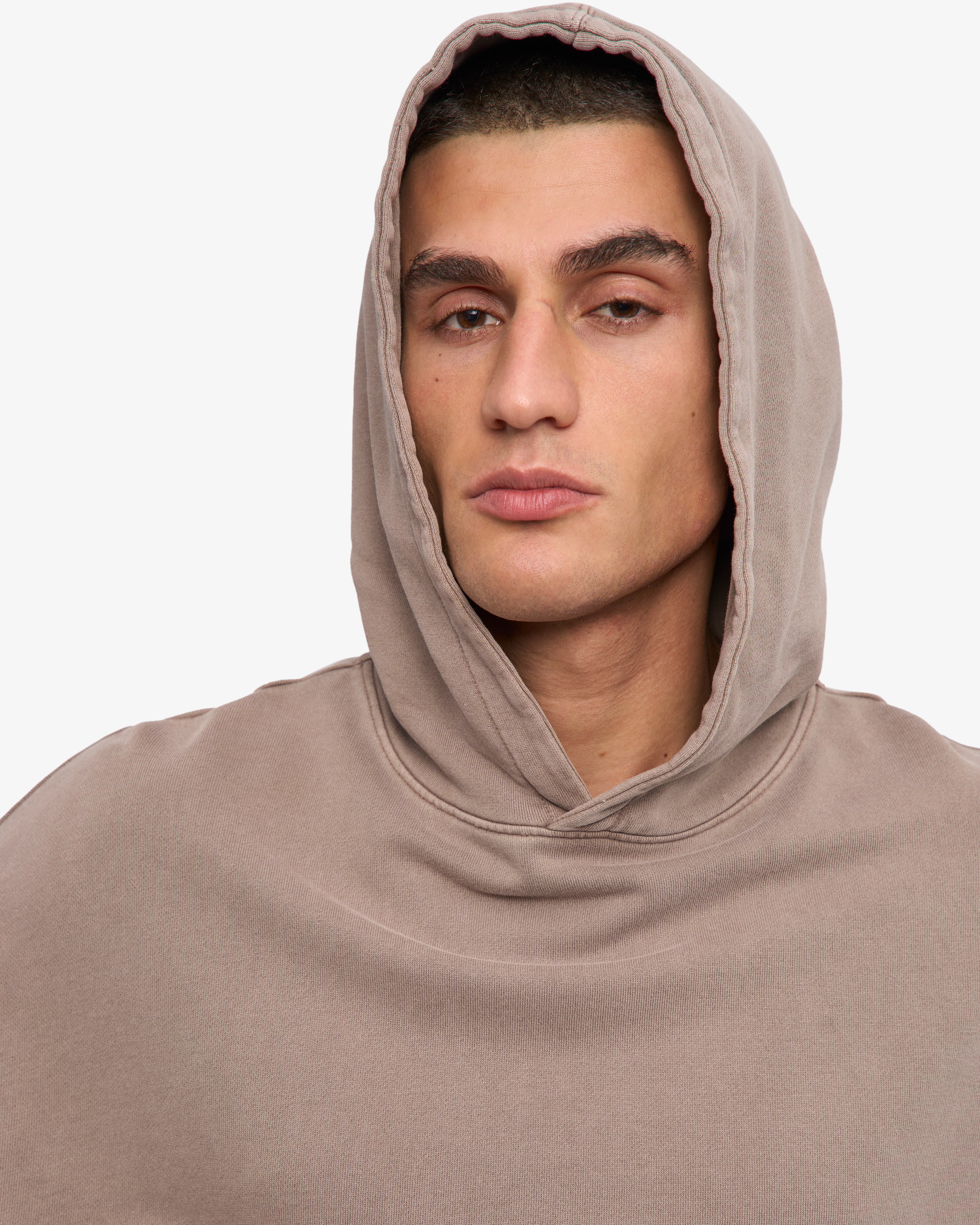 Organic Oversized Hood - Faded Khaki