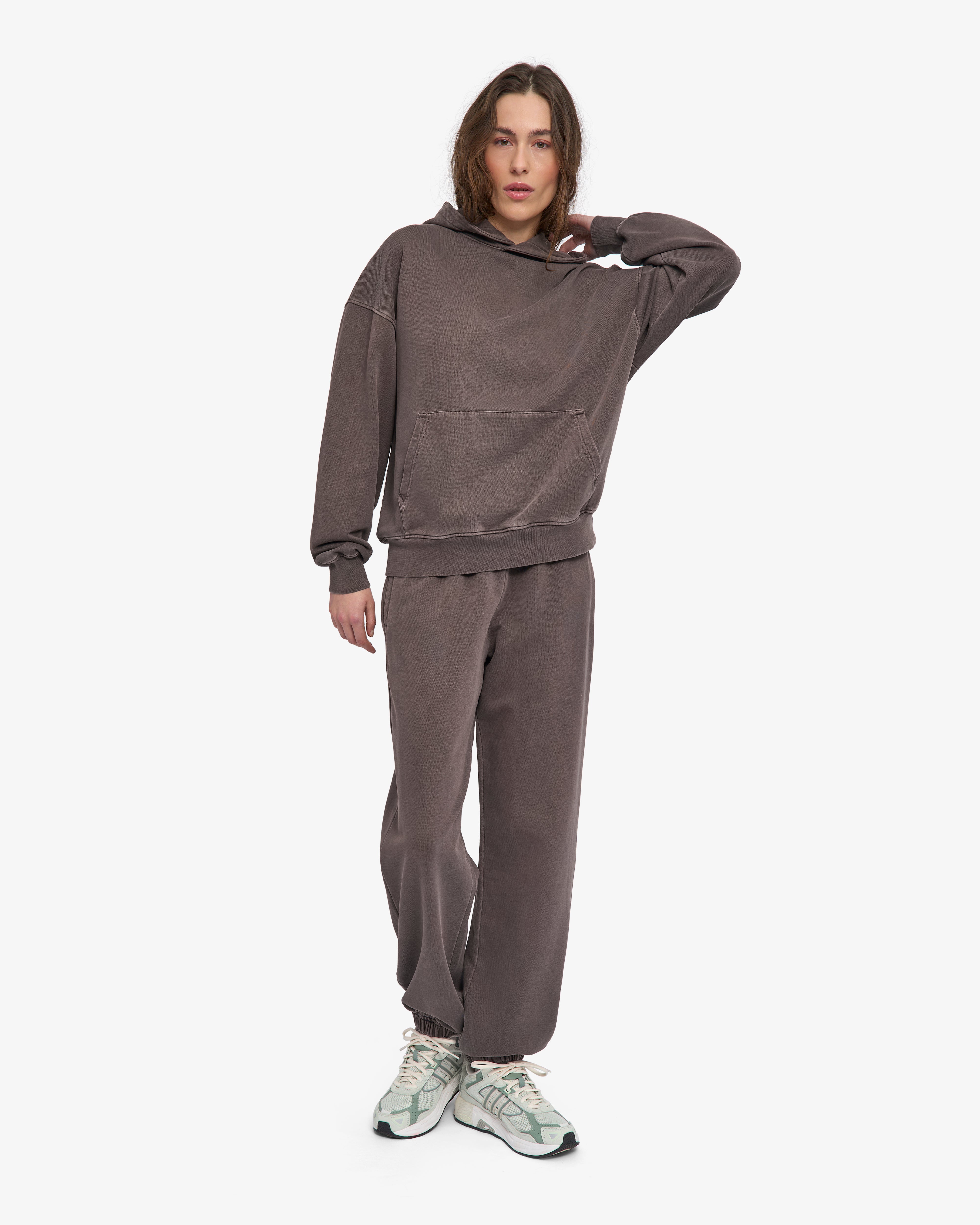 Organic Oversized Hood - Faded Mud