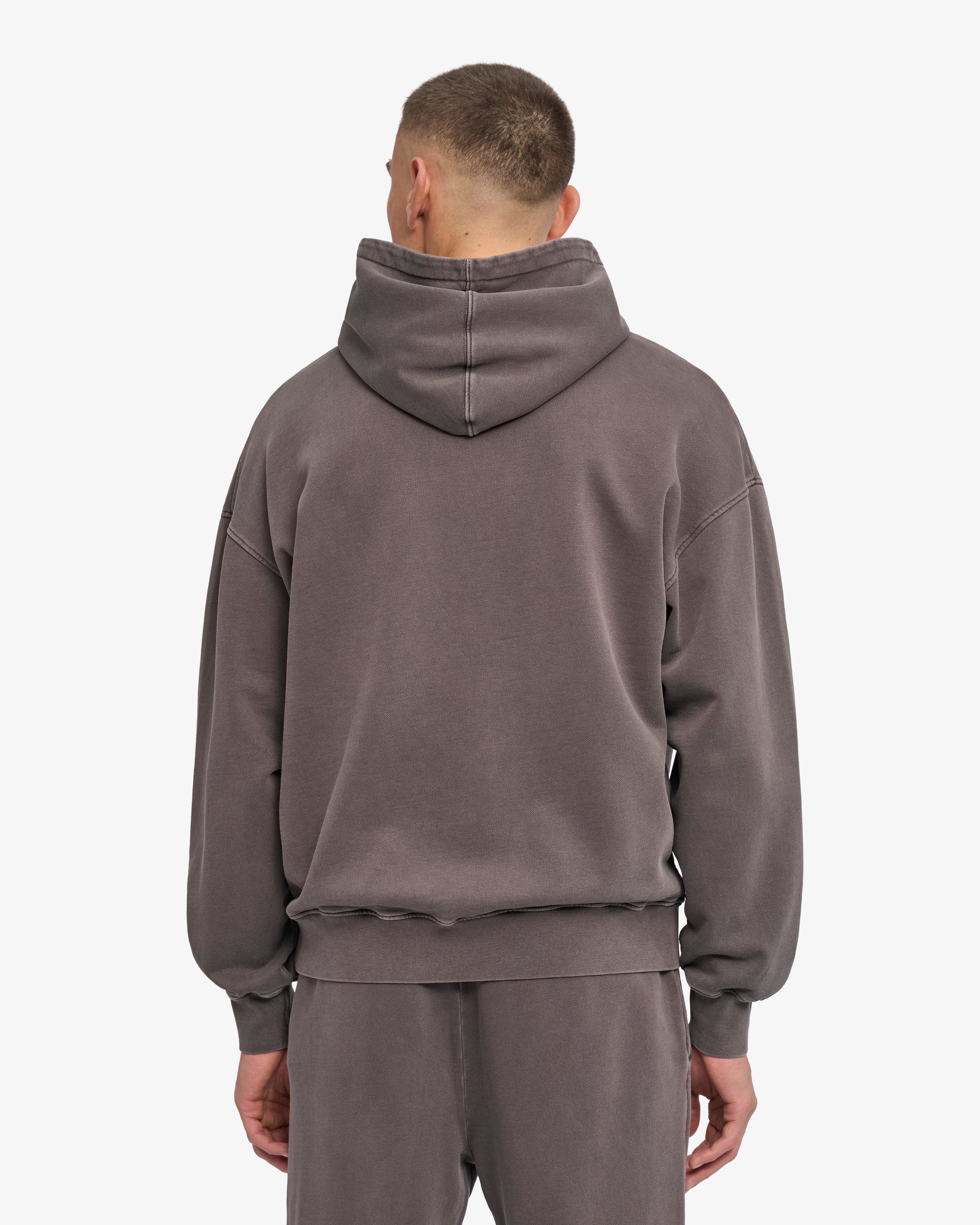 Organic Oversized Hood - Faded Mud