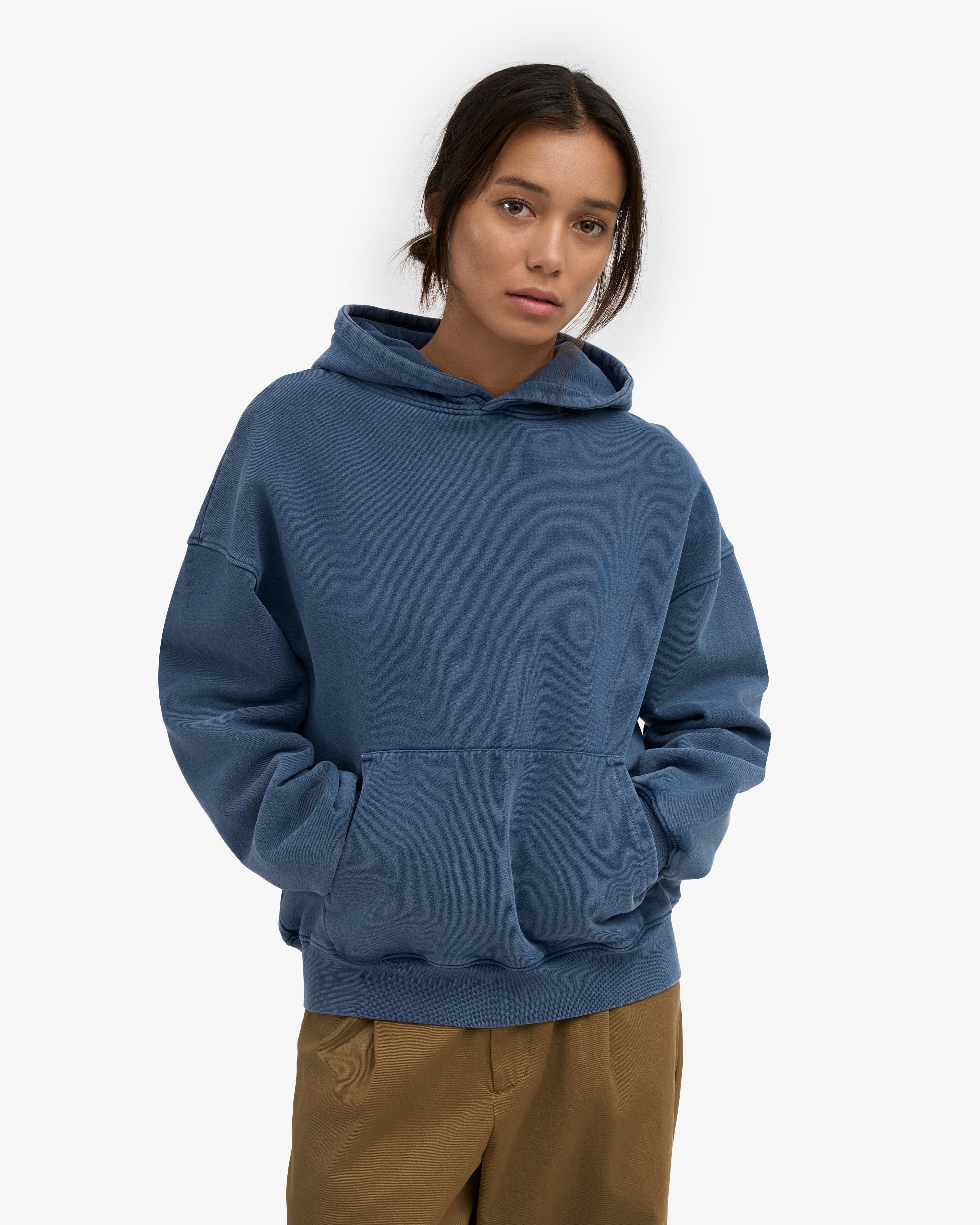 Organic Oversized Hood - Neptune Blue
