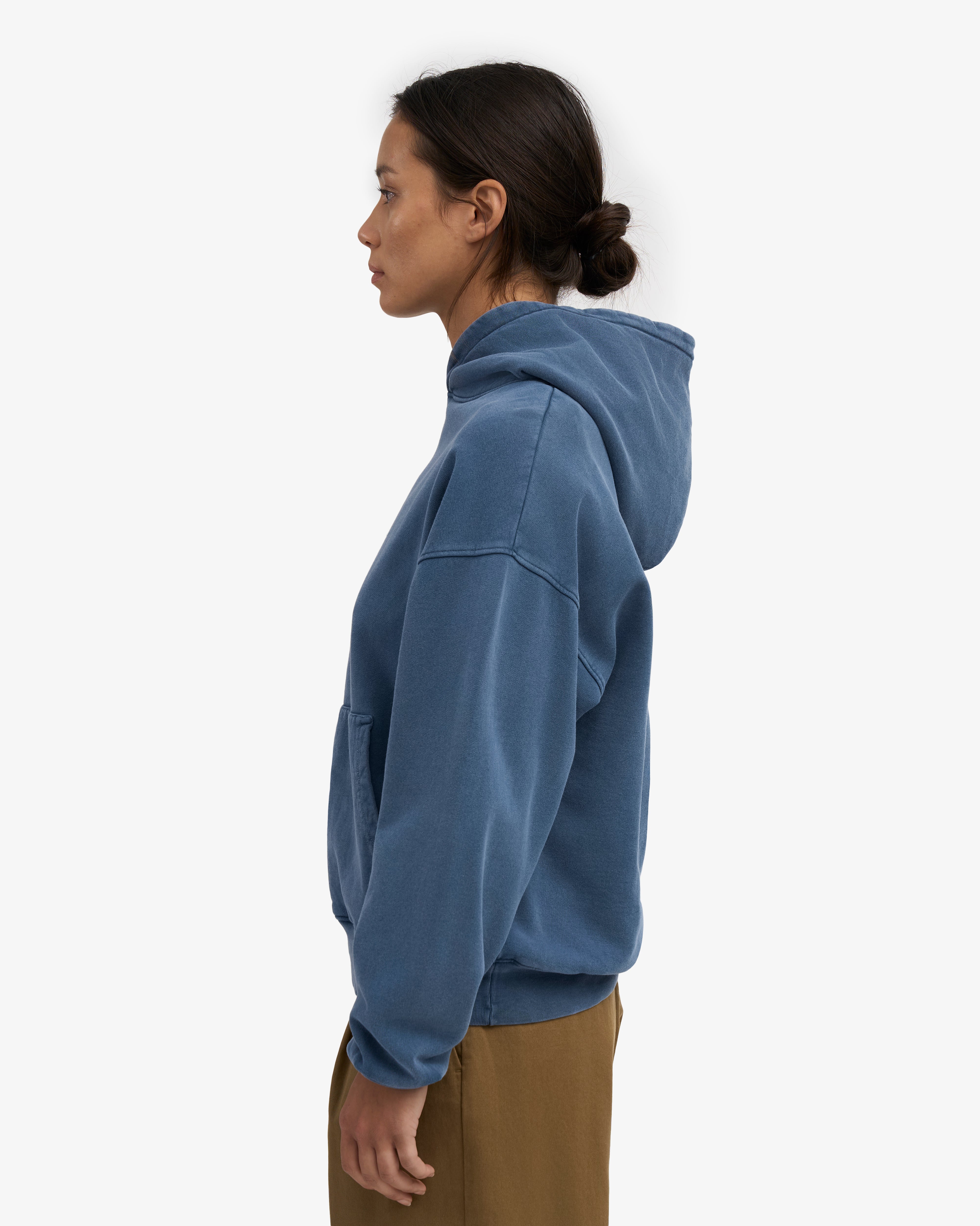 Organic Oversized Hood - Neptune Blue