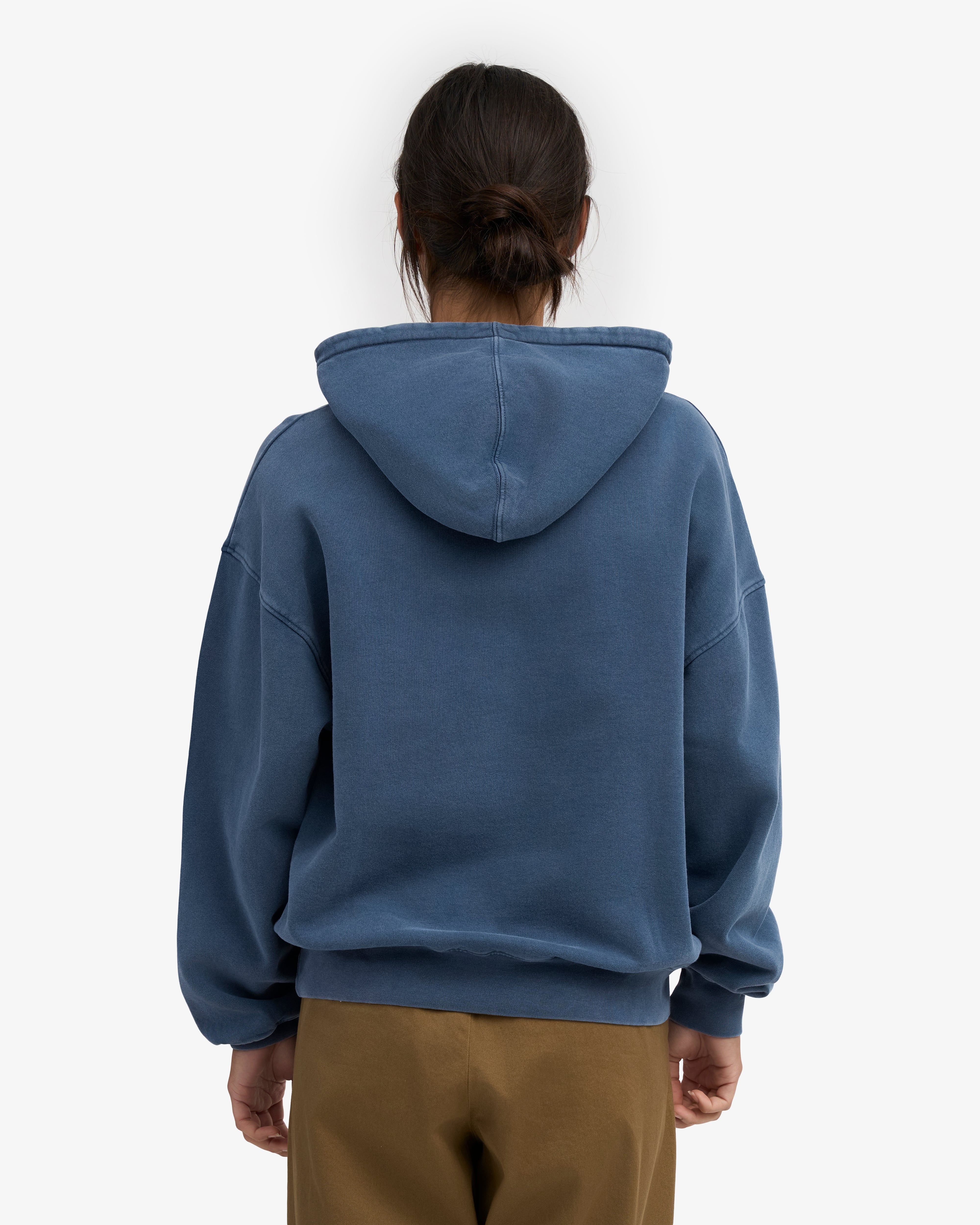 Organic Oversized Hood - Neptune Blue