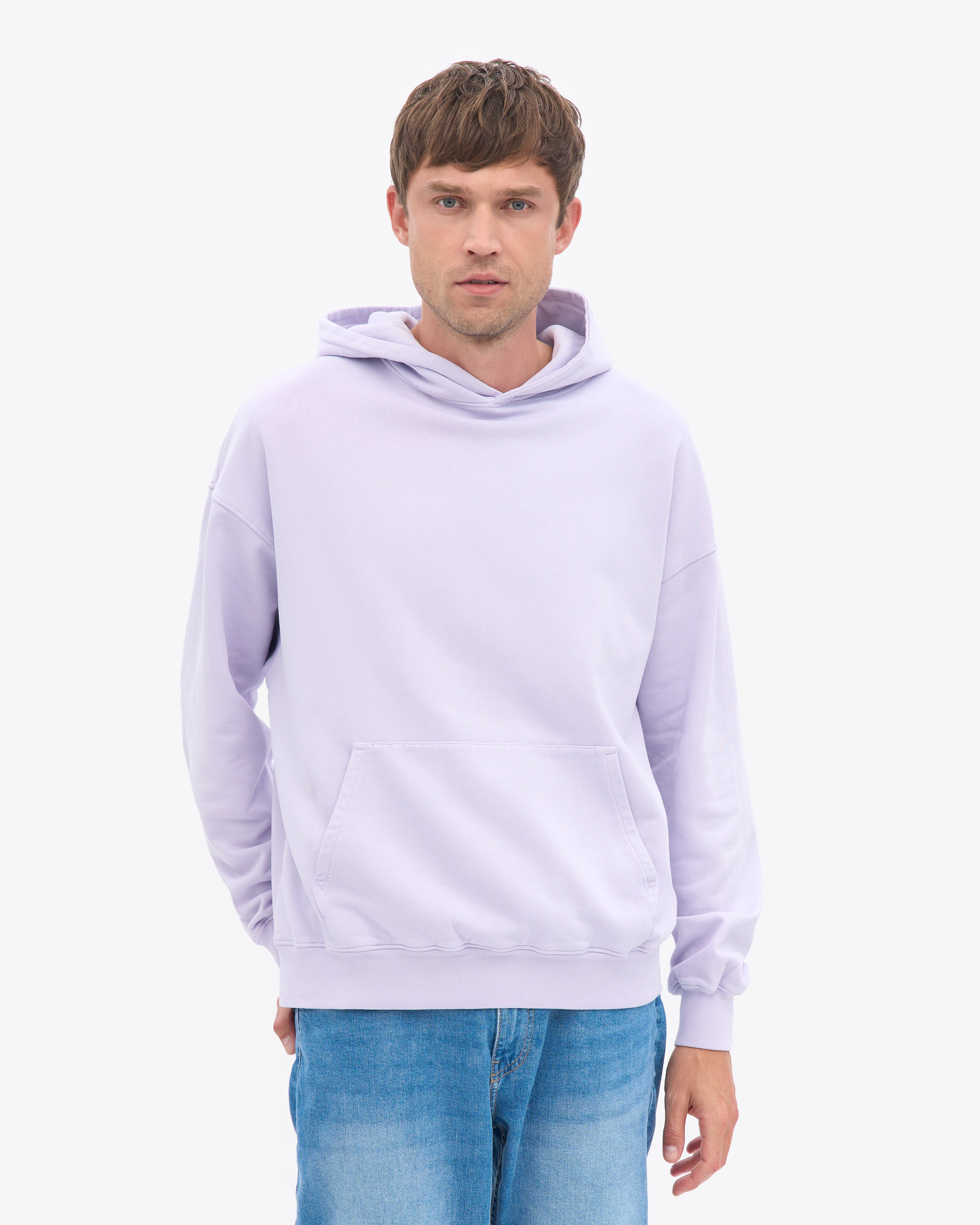 Organic Oversized Hood - Soft Lavender