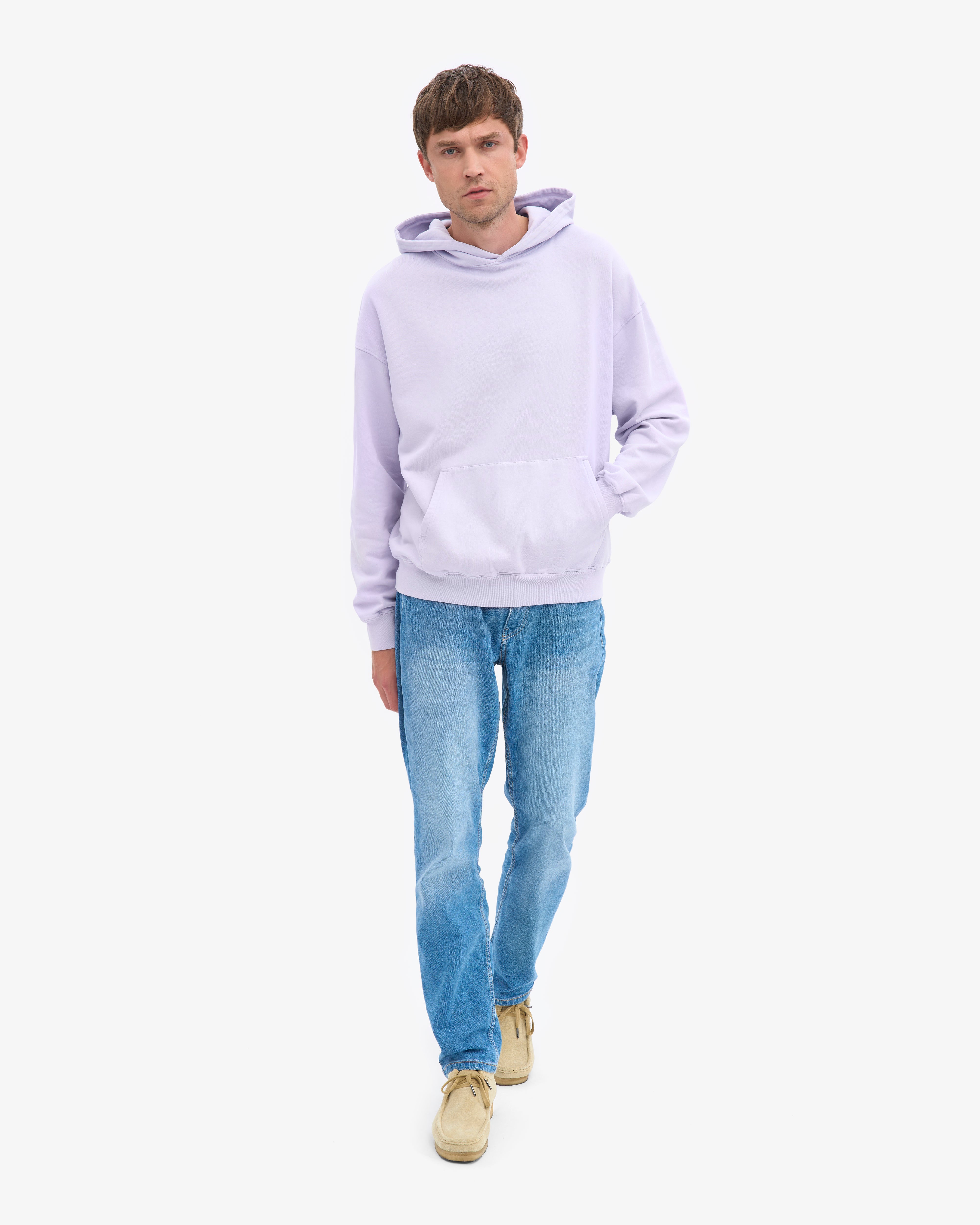 Organic Oversized Hood - Soft Lavender