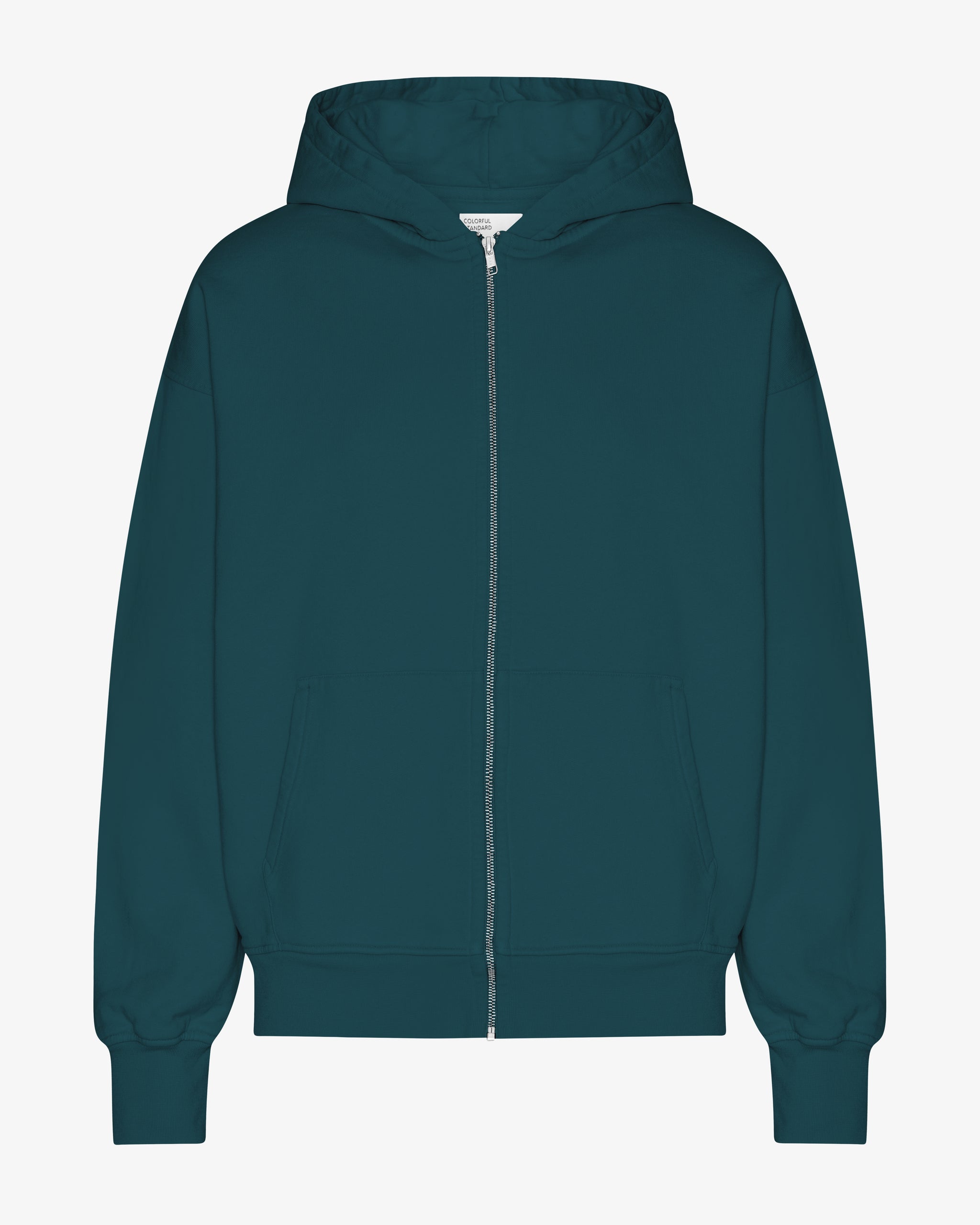 AFENDS Mens Sun Bite - Zip Hood - Oil Green