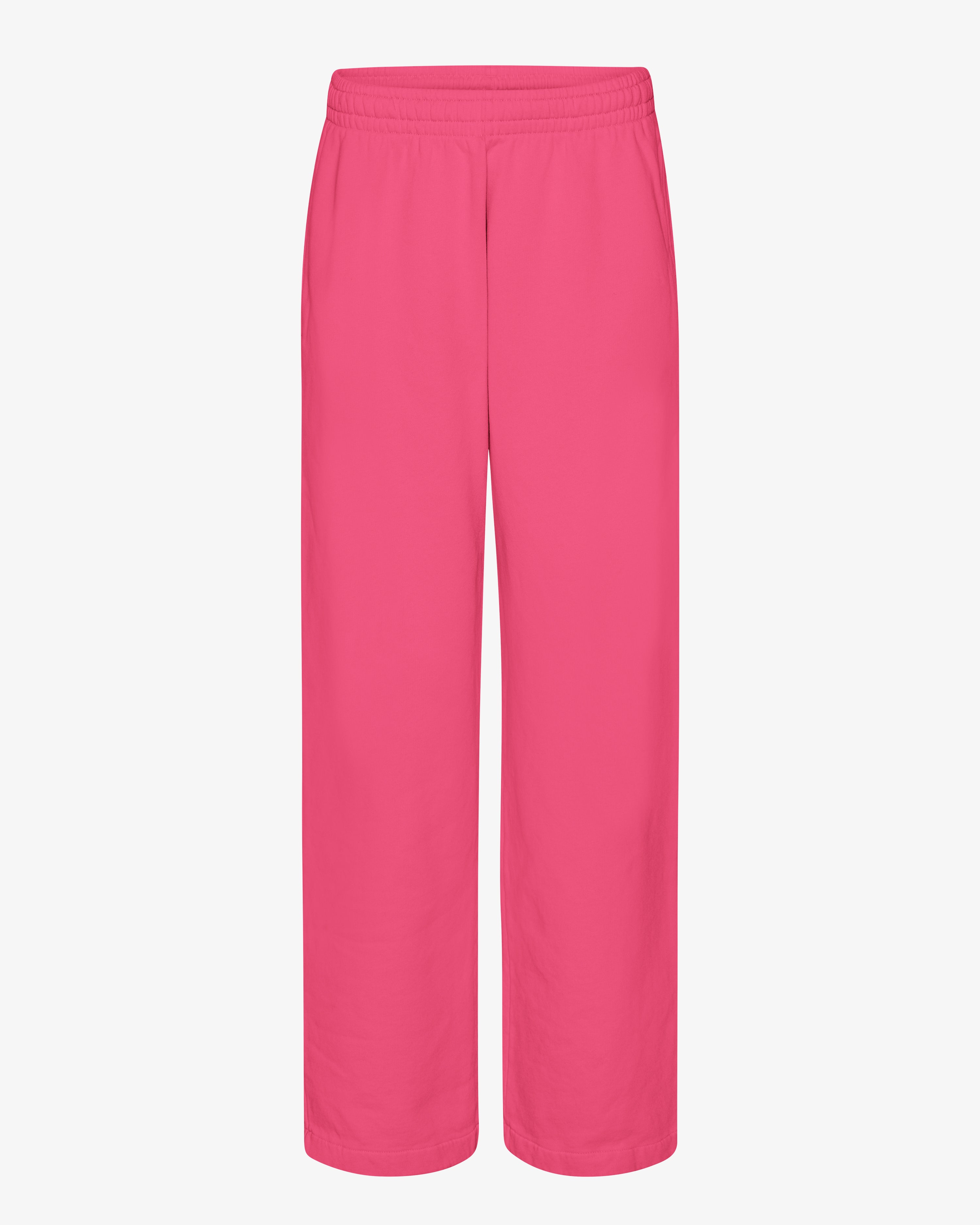 Organic Straight Leg Sweatpants - Bubblegum Pink