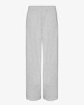 Organic Straight Leg Sweatpants - Snow Melange