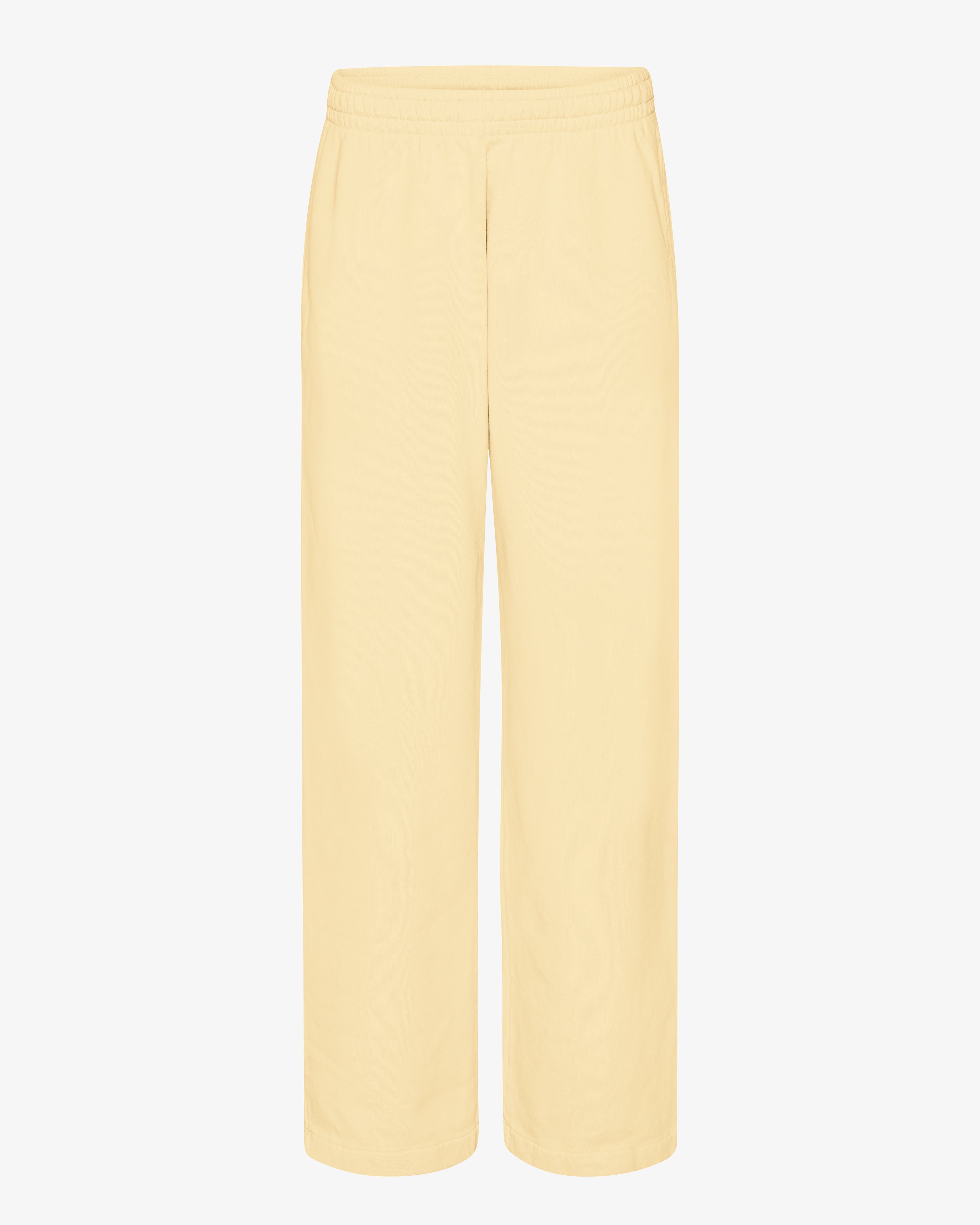 Organic Straight Leg Sweatpants - Soft Yellow
