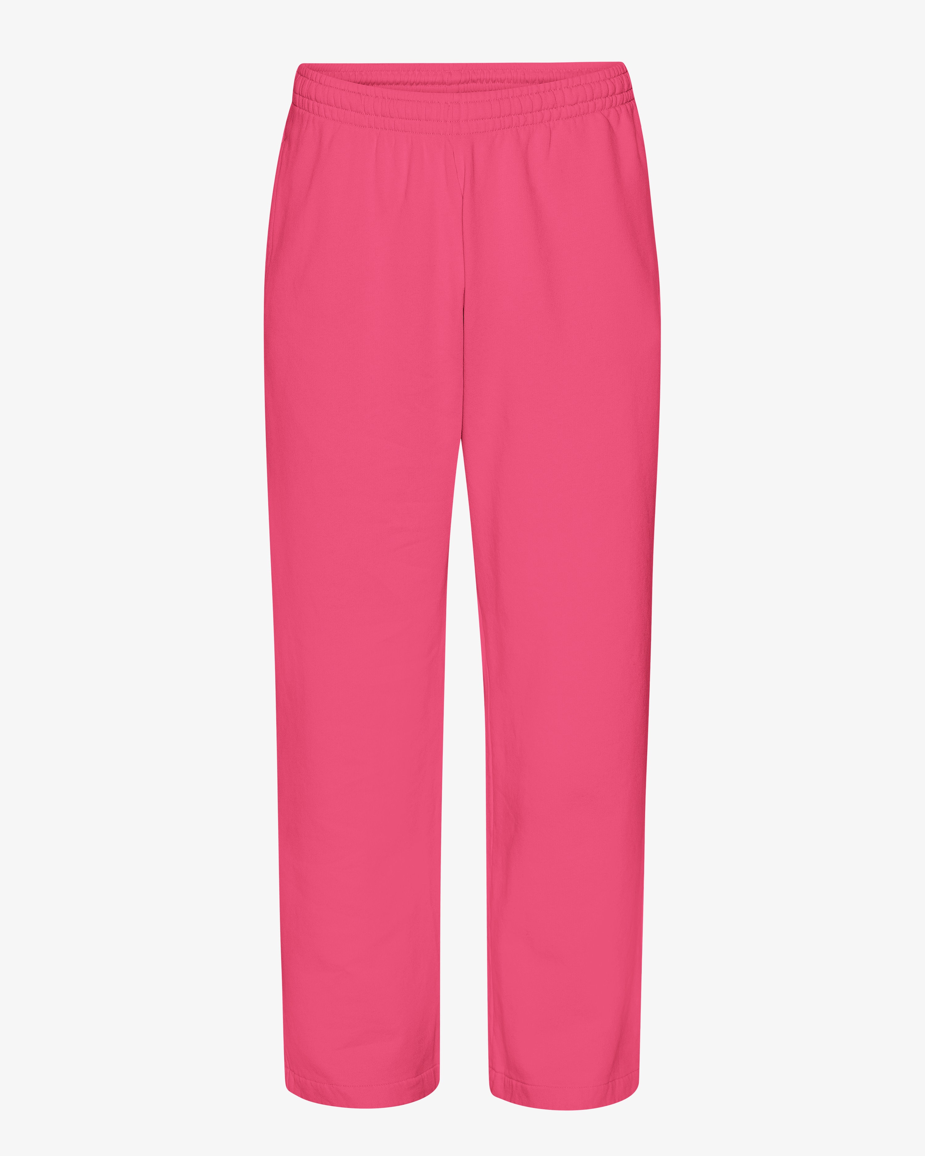 Organic Straight Leg Sweatpants - Bubblegum Pink