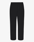 Organic Straight Leg Sweatpants - Deep Black