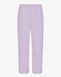 Organic Straight Leg Sweatpants - Soft Lavender