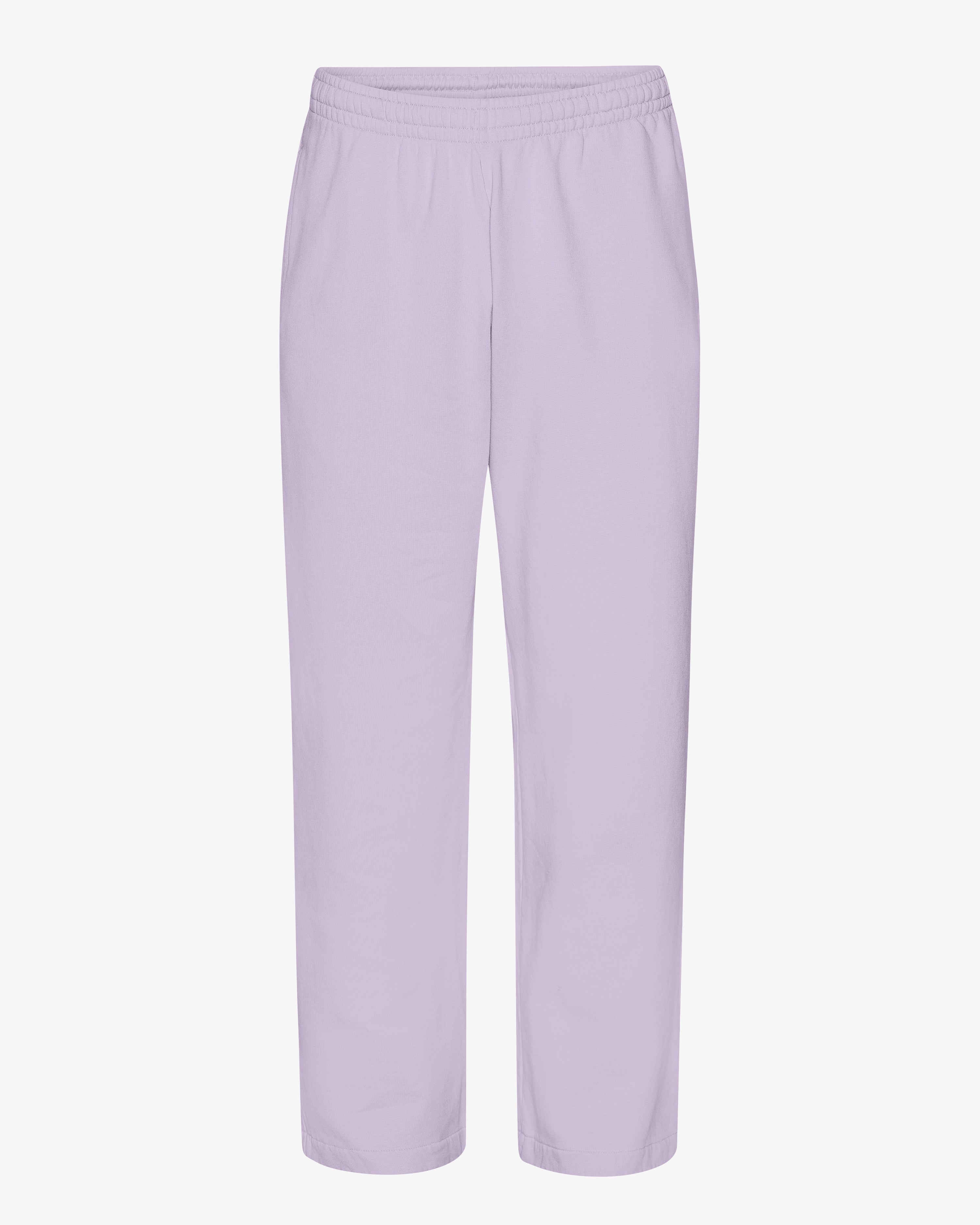 Organic Straight Leg Sweatpants - Soft Lavender
