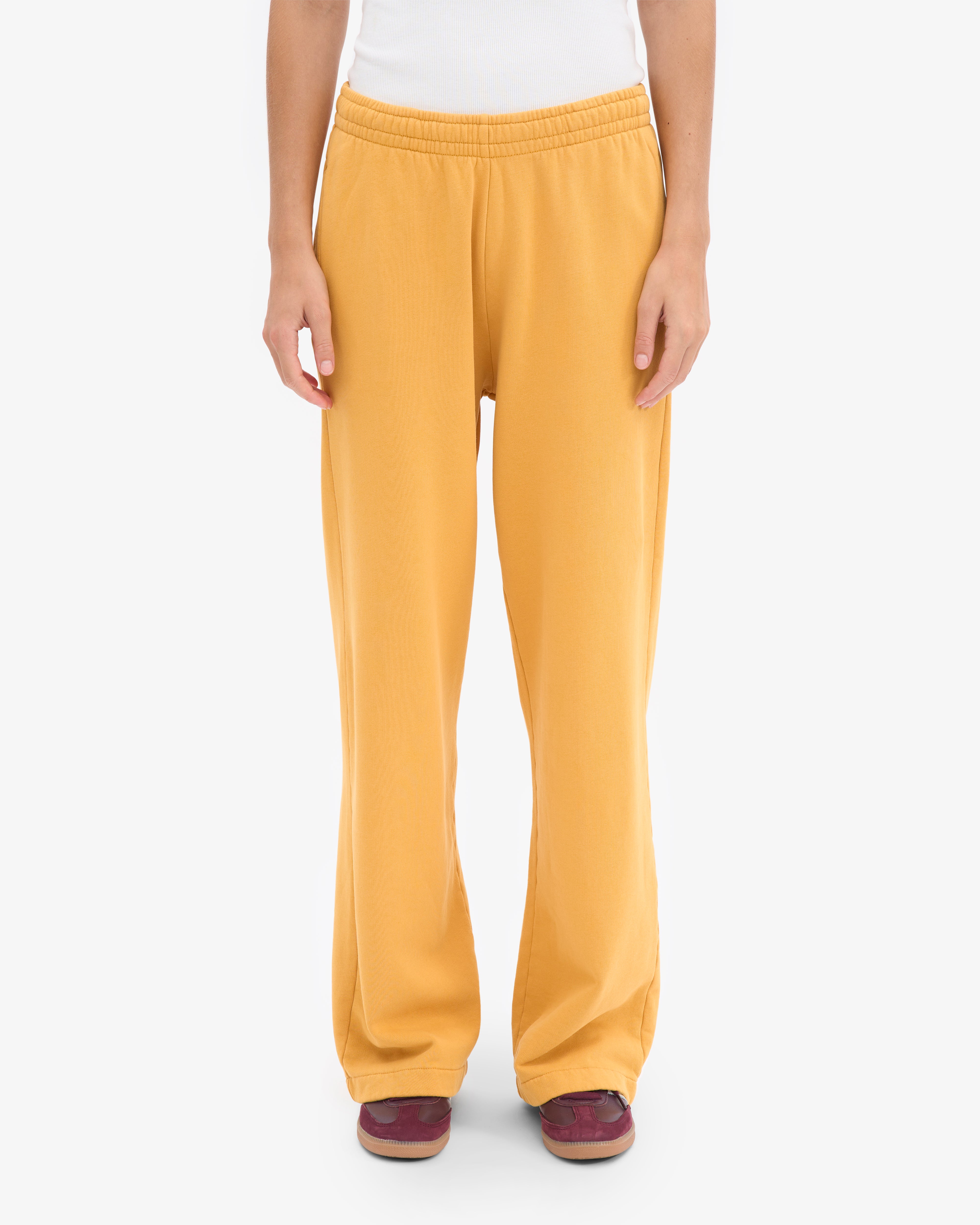 Organic Straight Leg Sweatpants - Burned Yellow