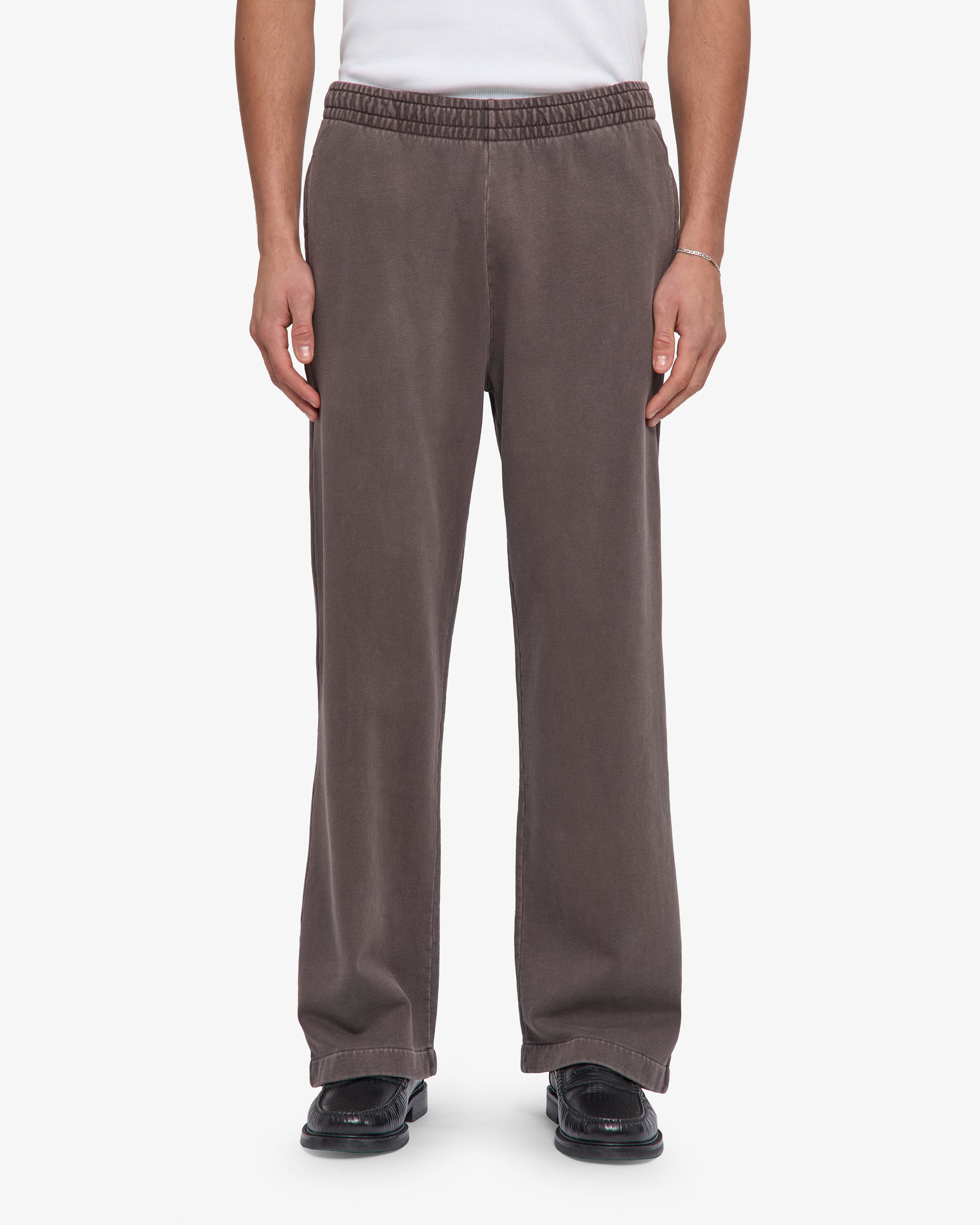 Organic Straight Leg Sweatpants - Faded Mud