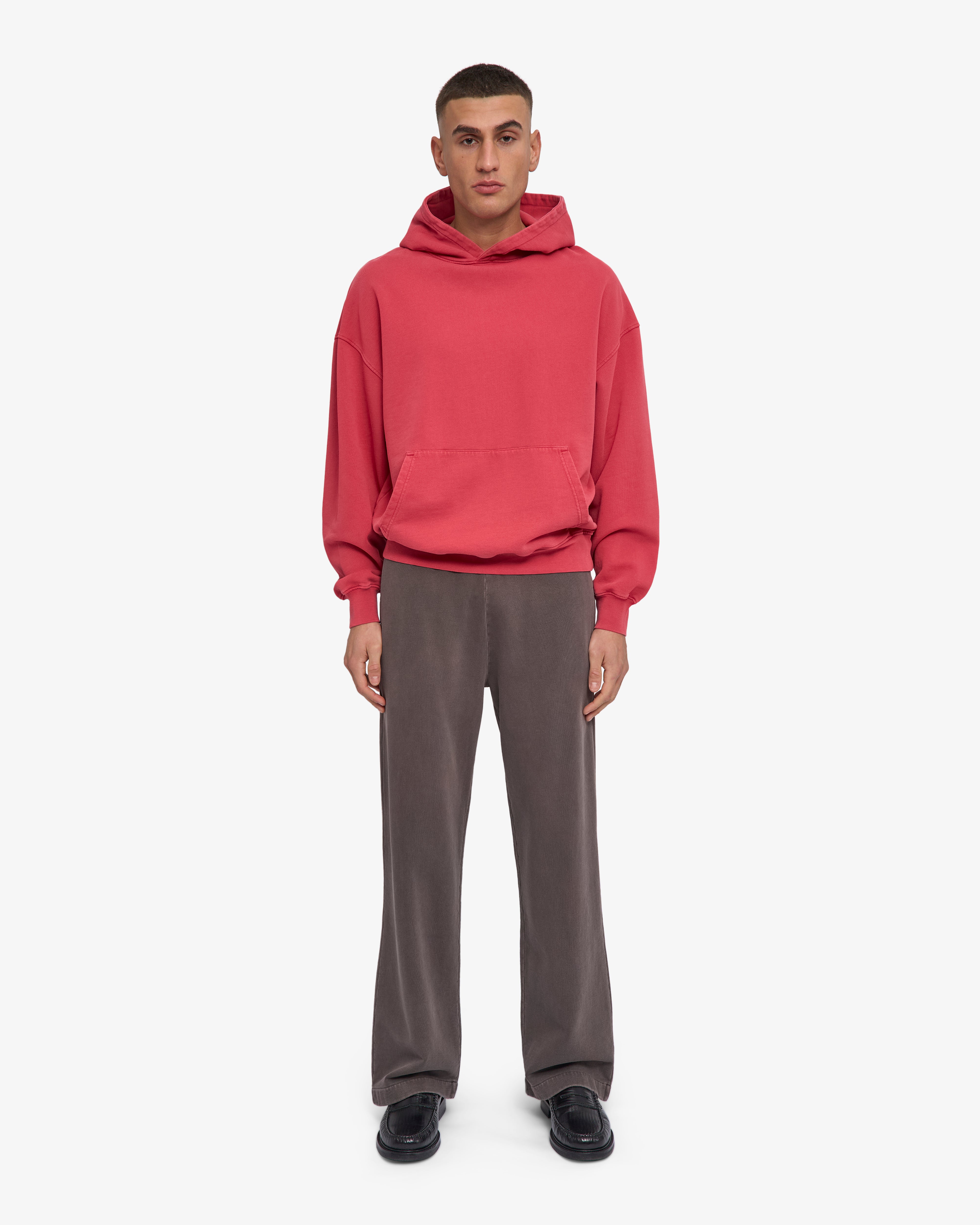 Organic Straight Leg Sweatpants - Faded Mud