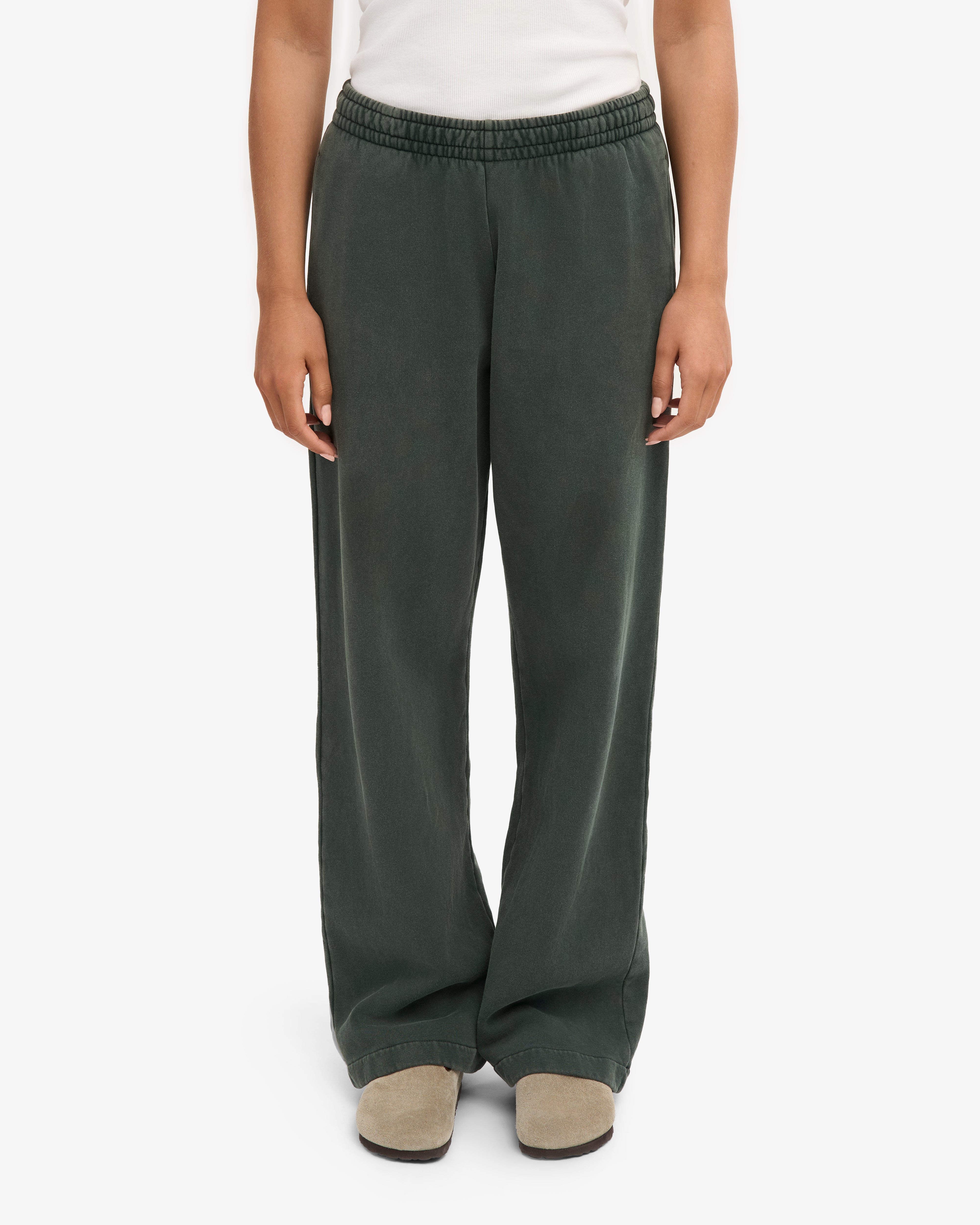 Organic Straight Leg Sweatpants - Midnight Forest