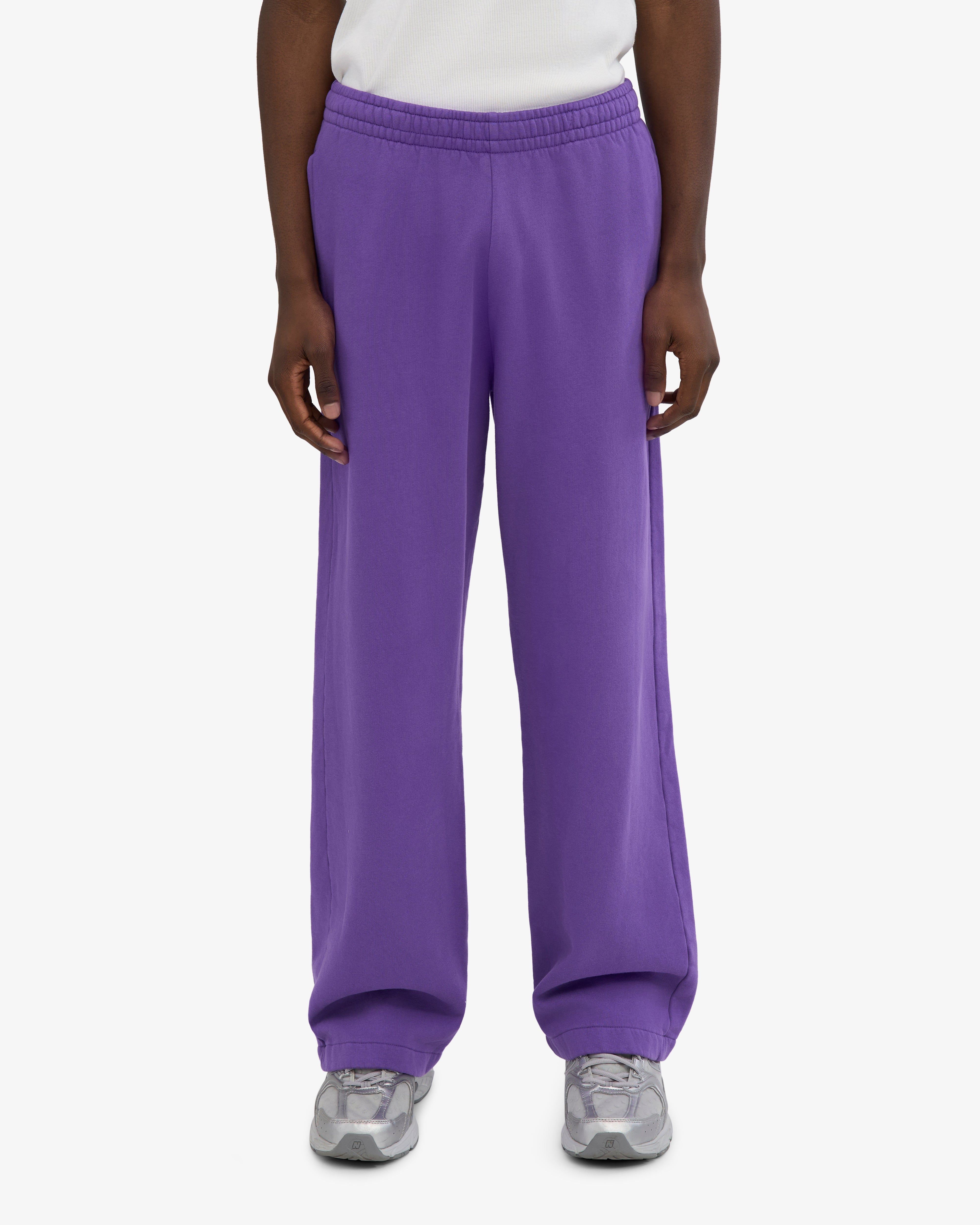 Organic Straight Leg Sweatpants - Ultra Violet