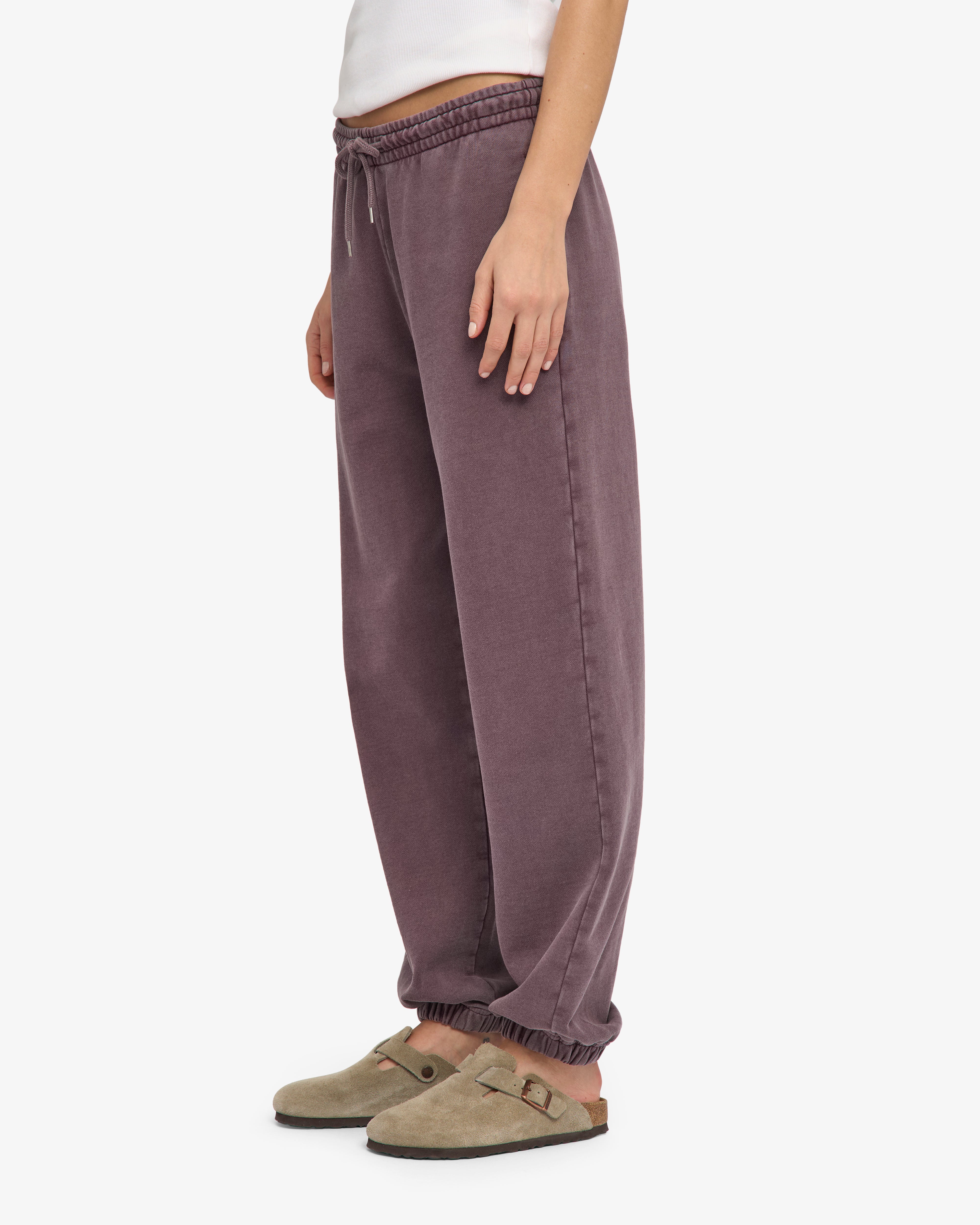 Organic Relaxed Sweatpants - Faded Grape