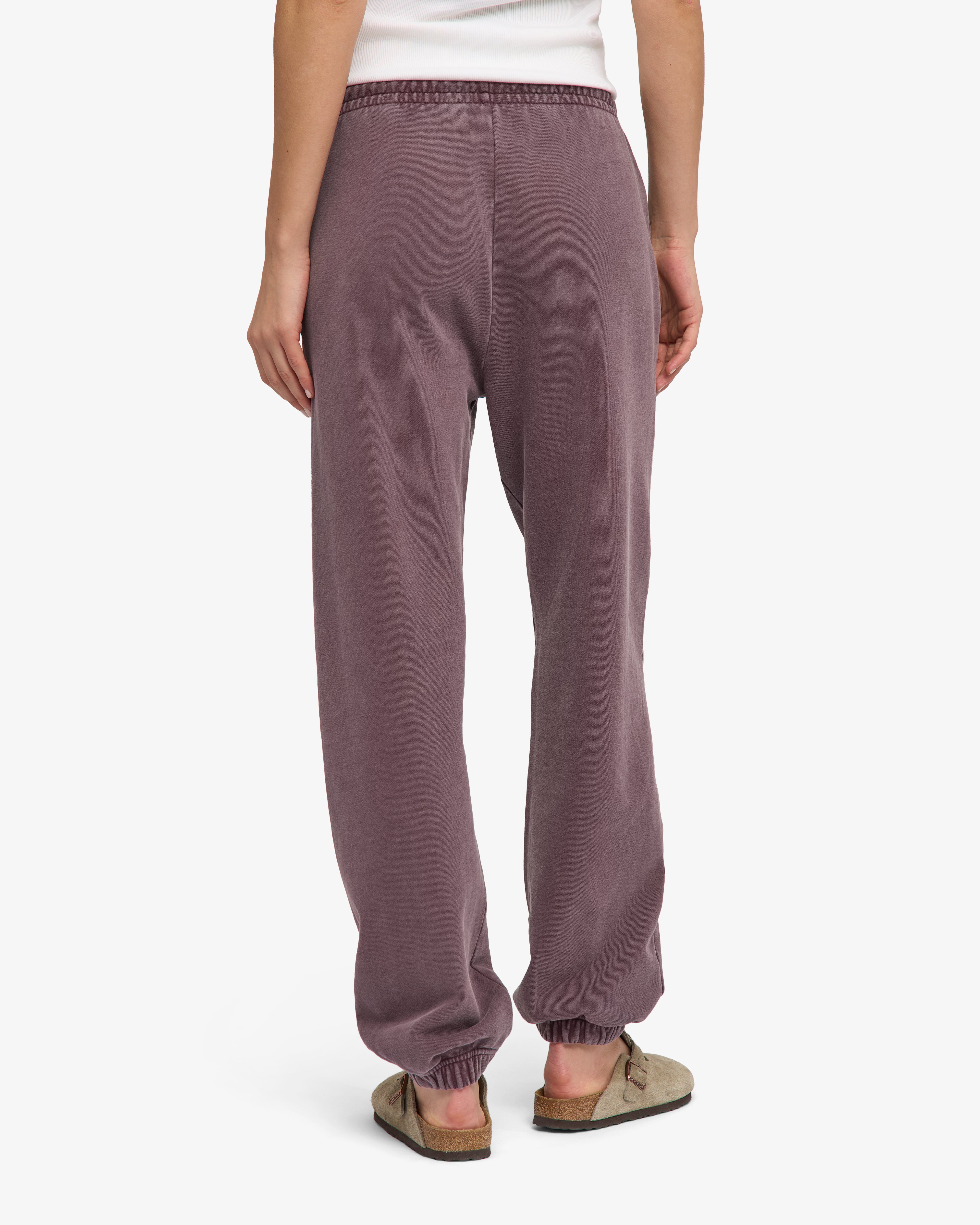 Organic Relaxed Sweatpants - Faded Grape