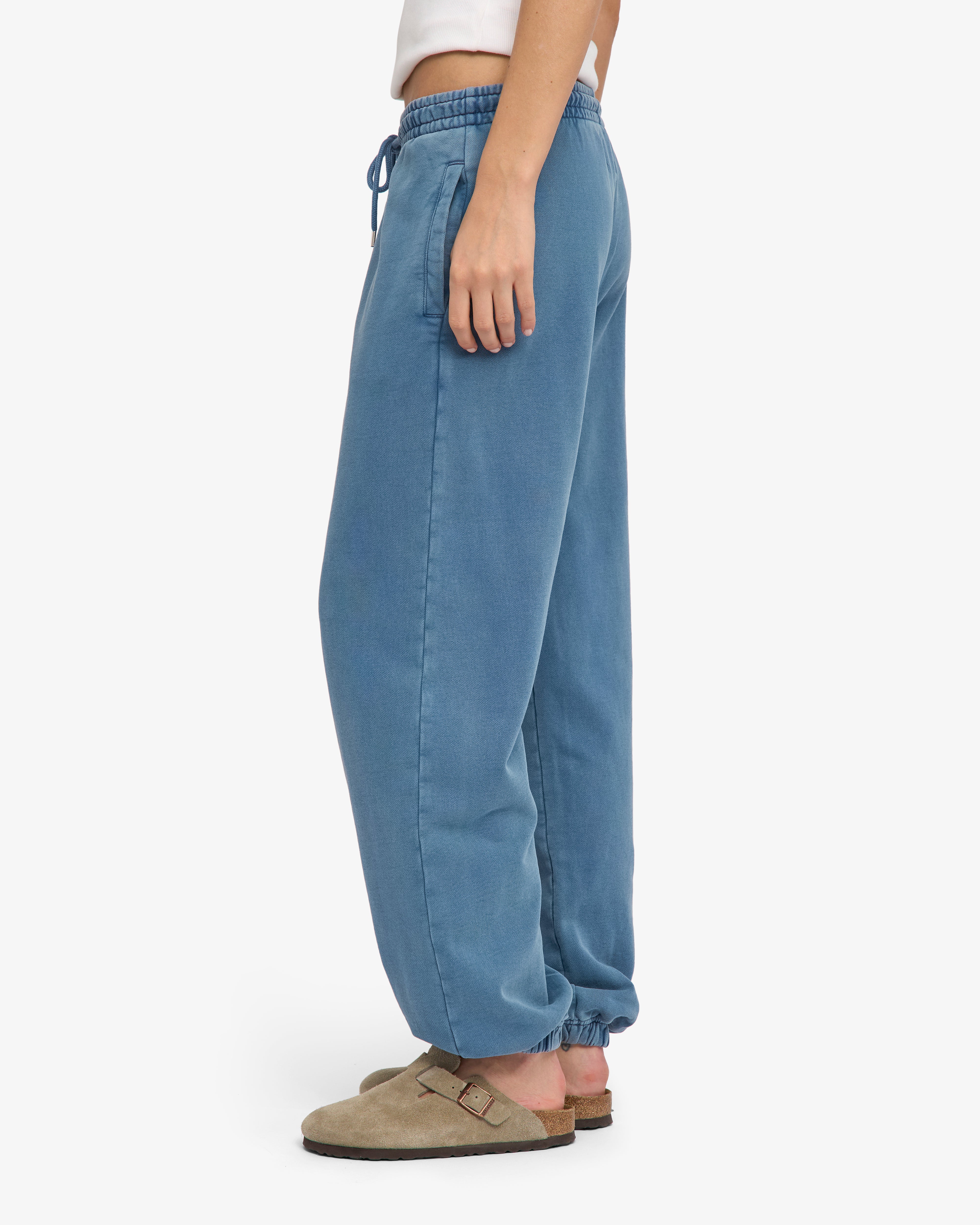 Organic Relaxed Sweatpants - Faded Indigo