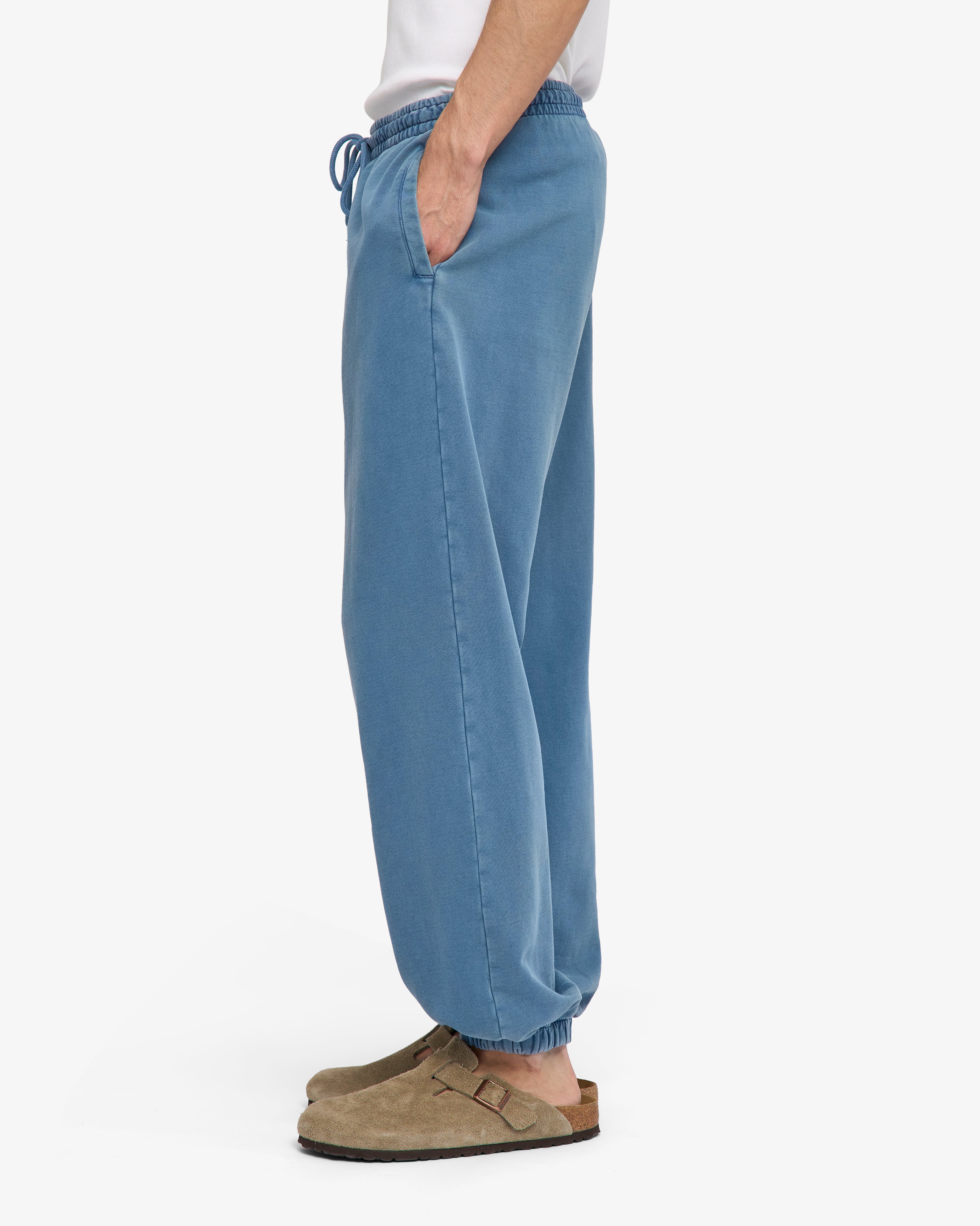 Organic Relaxed Sweatpants - Faded Indigo