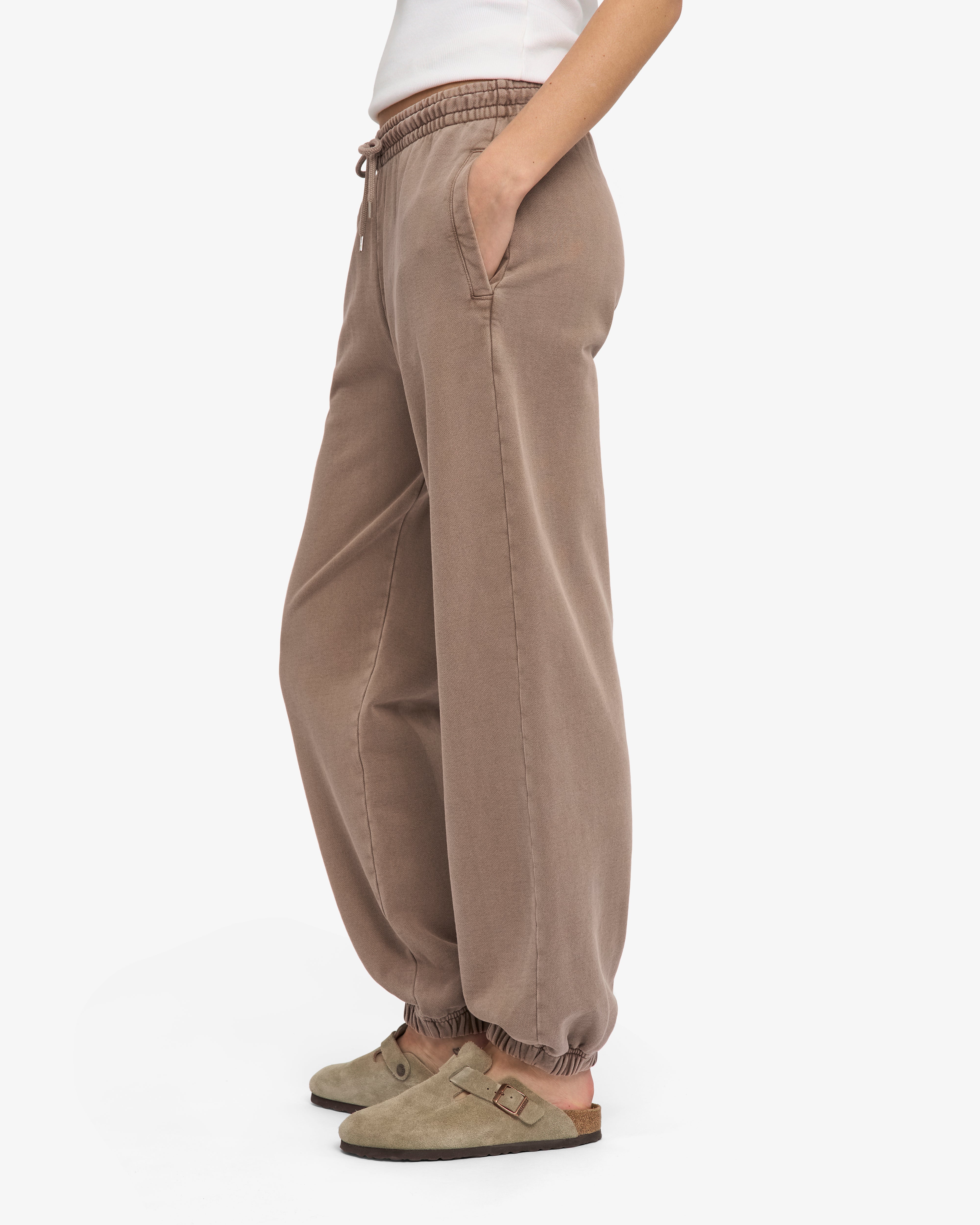 Organic Relaxed Sweatpants - Faded Khaki
