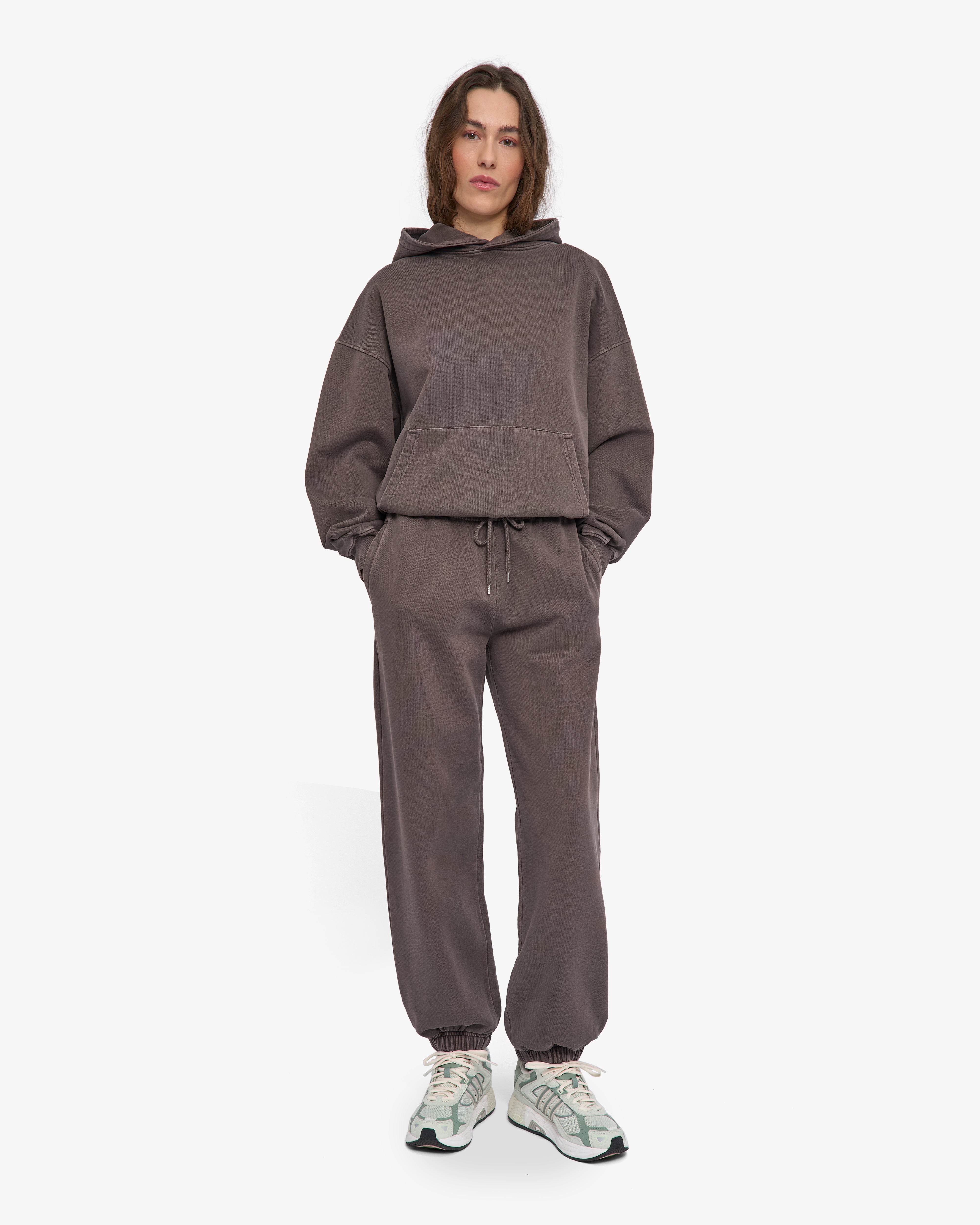 Organic Relaxed Sweatpants - Faded Mud