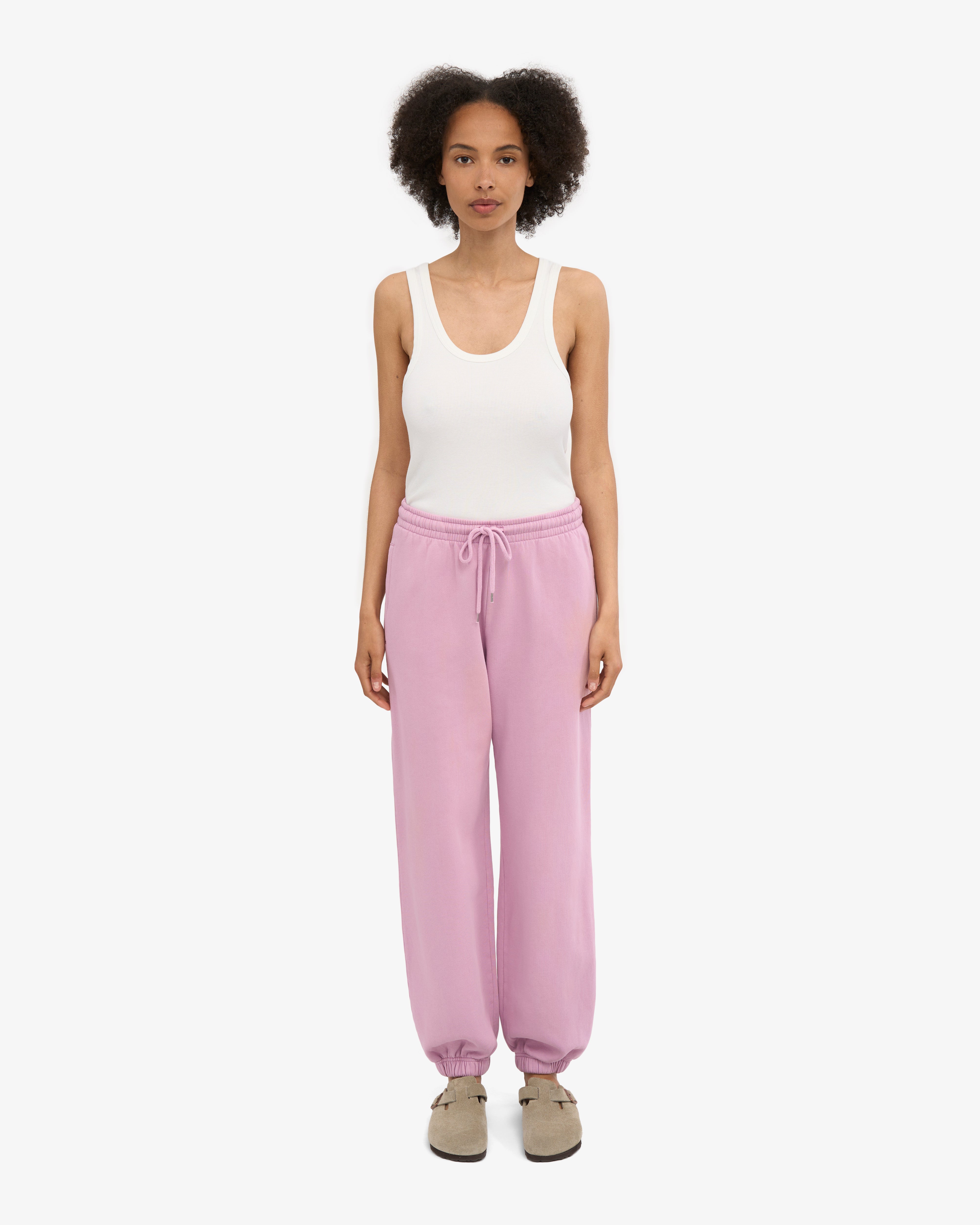 Organic Relaxed Sweatpants - Cherry Blossom