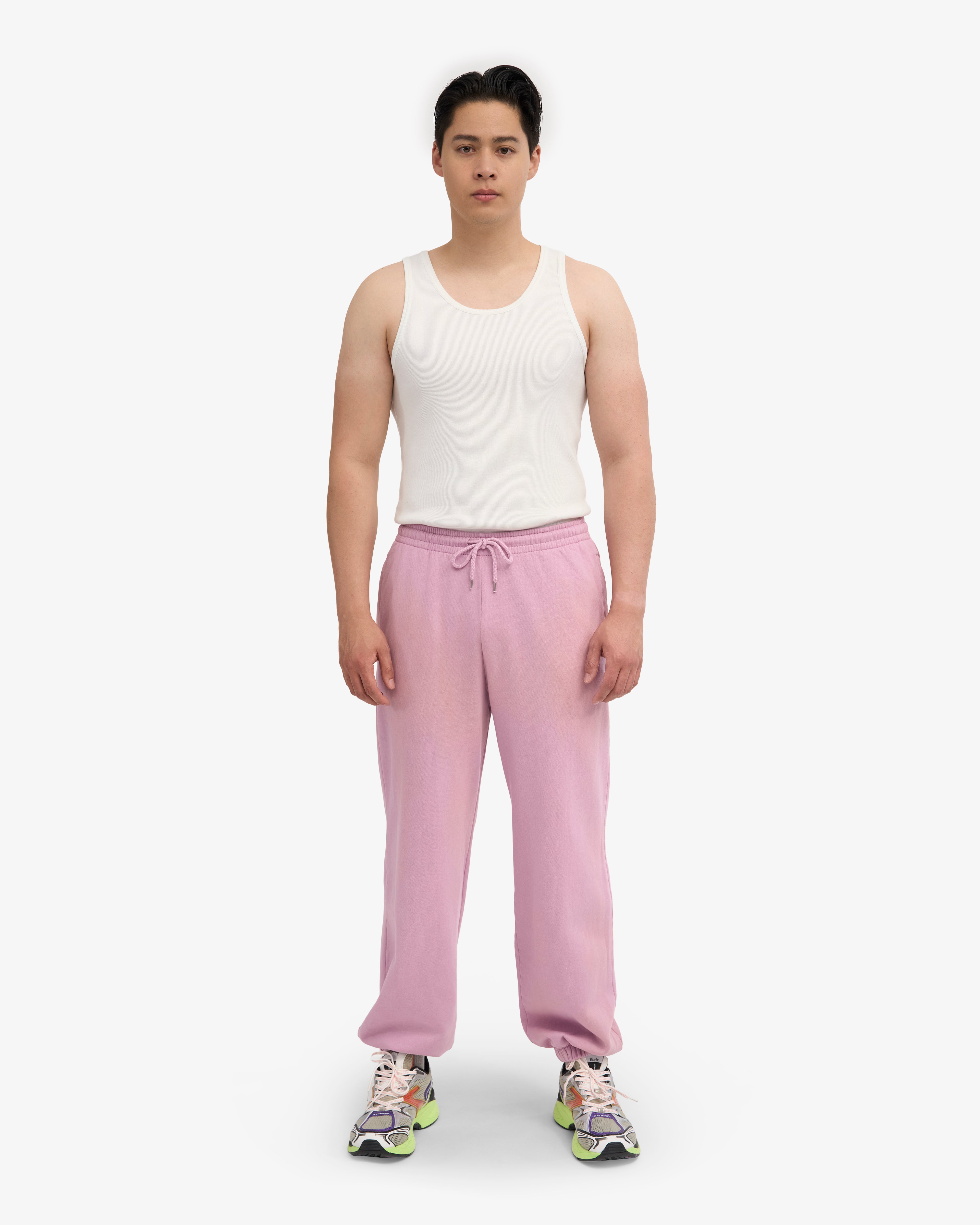 Organic Relaxed Sweatpants - Cherry Blossom
