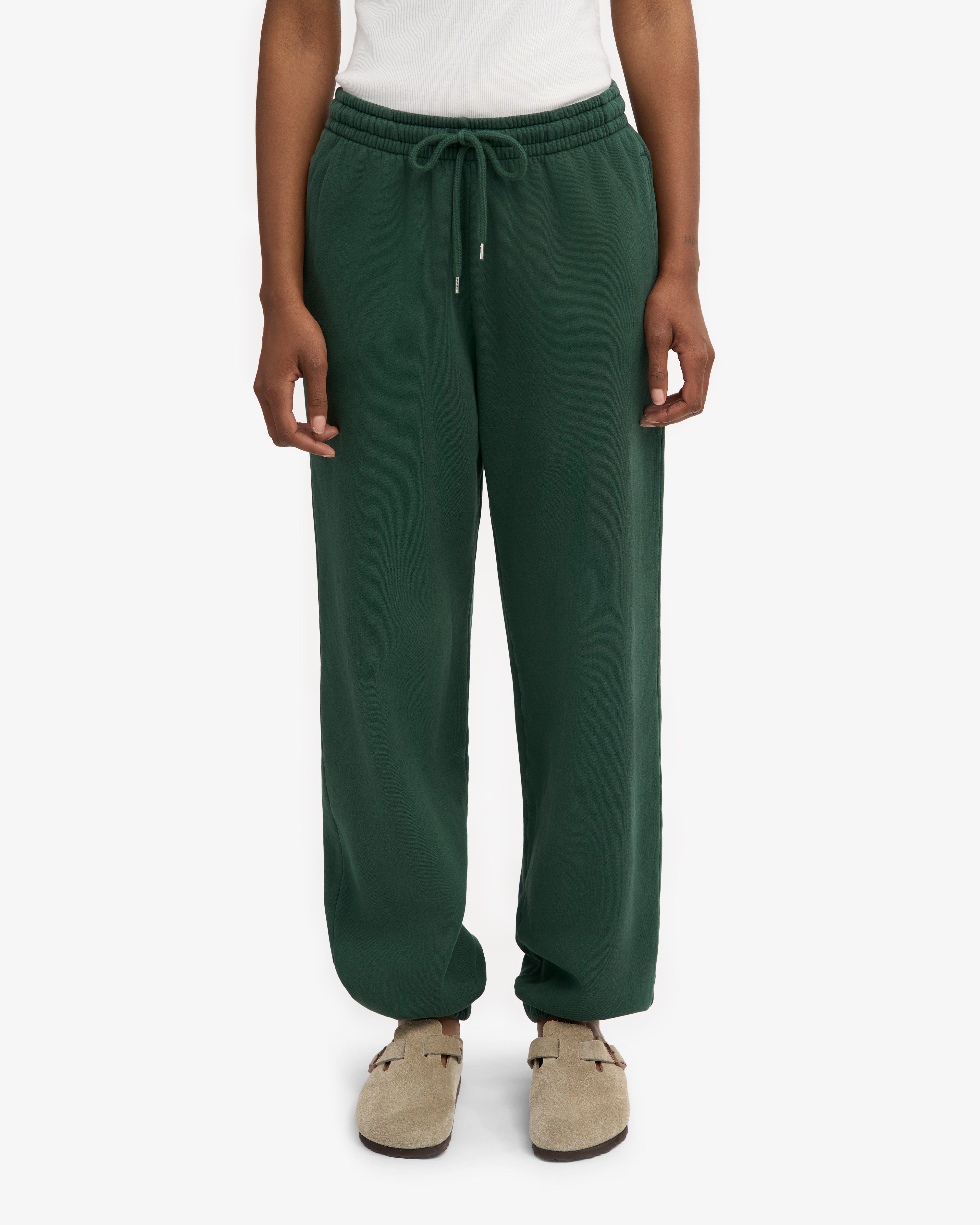 Organic Relaxed Sweatpants - Emerald Green