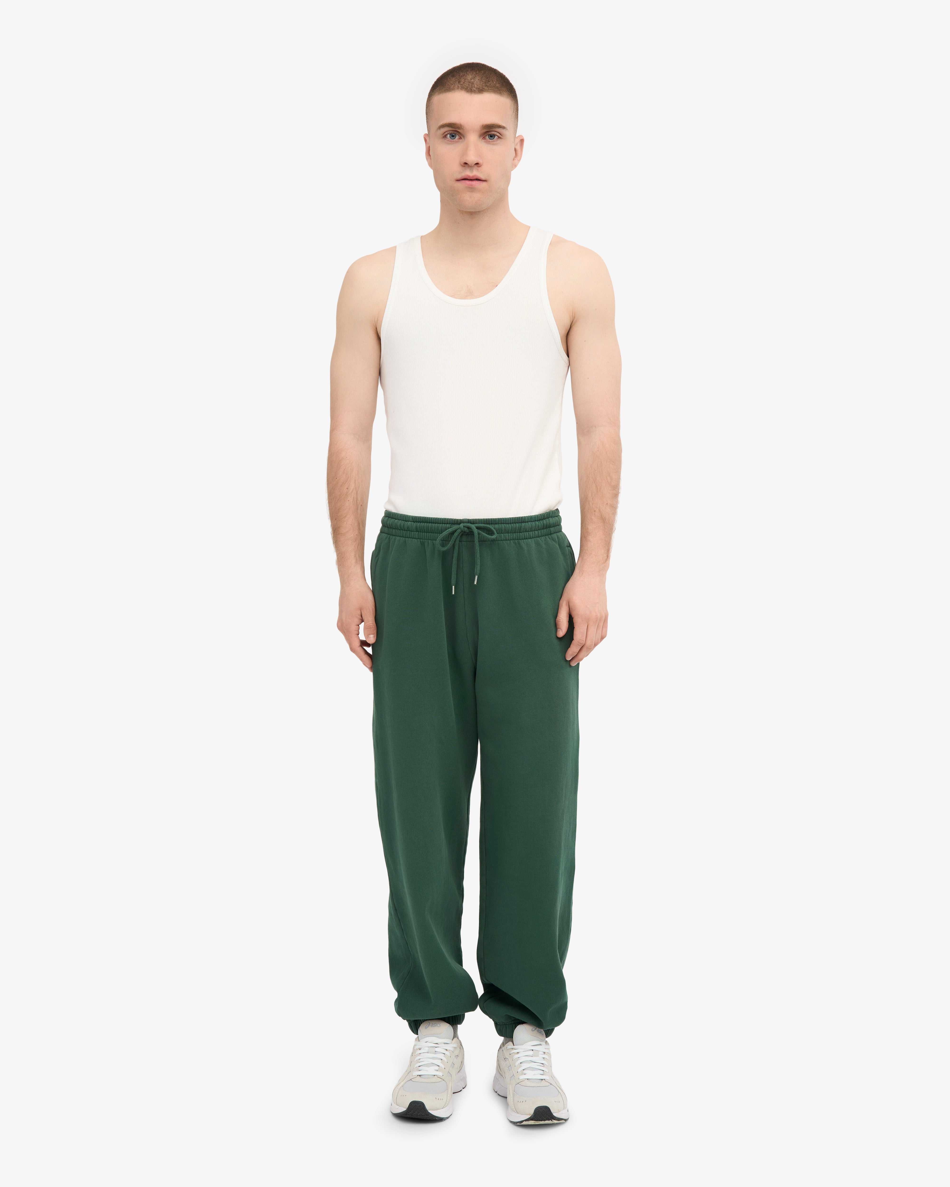 Organic Relaxed Sweatpants - Emerald Green