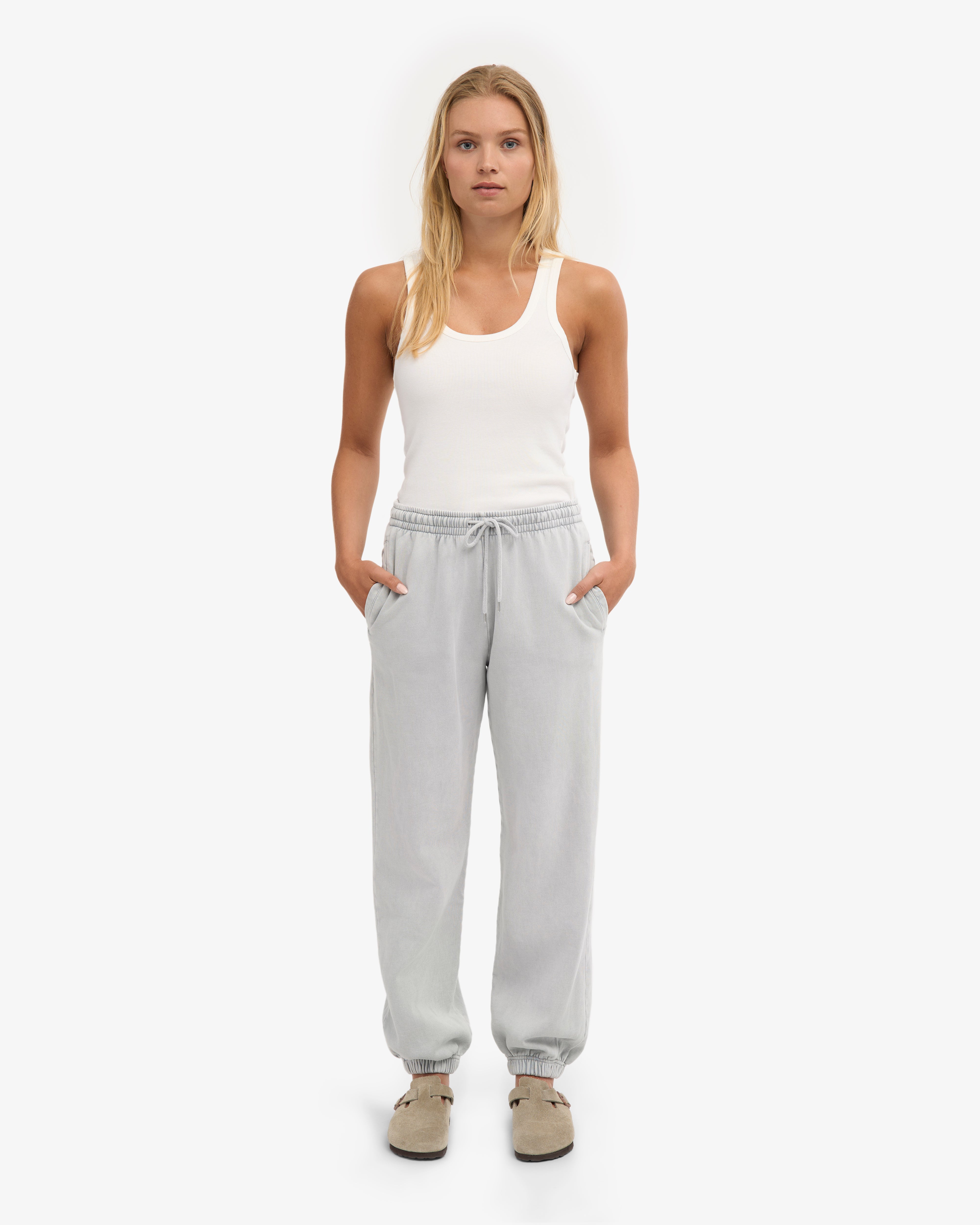 Organic Relaxed Sweatpants - Faded Grey