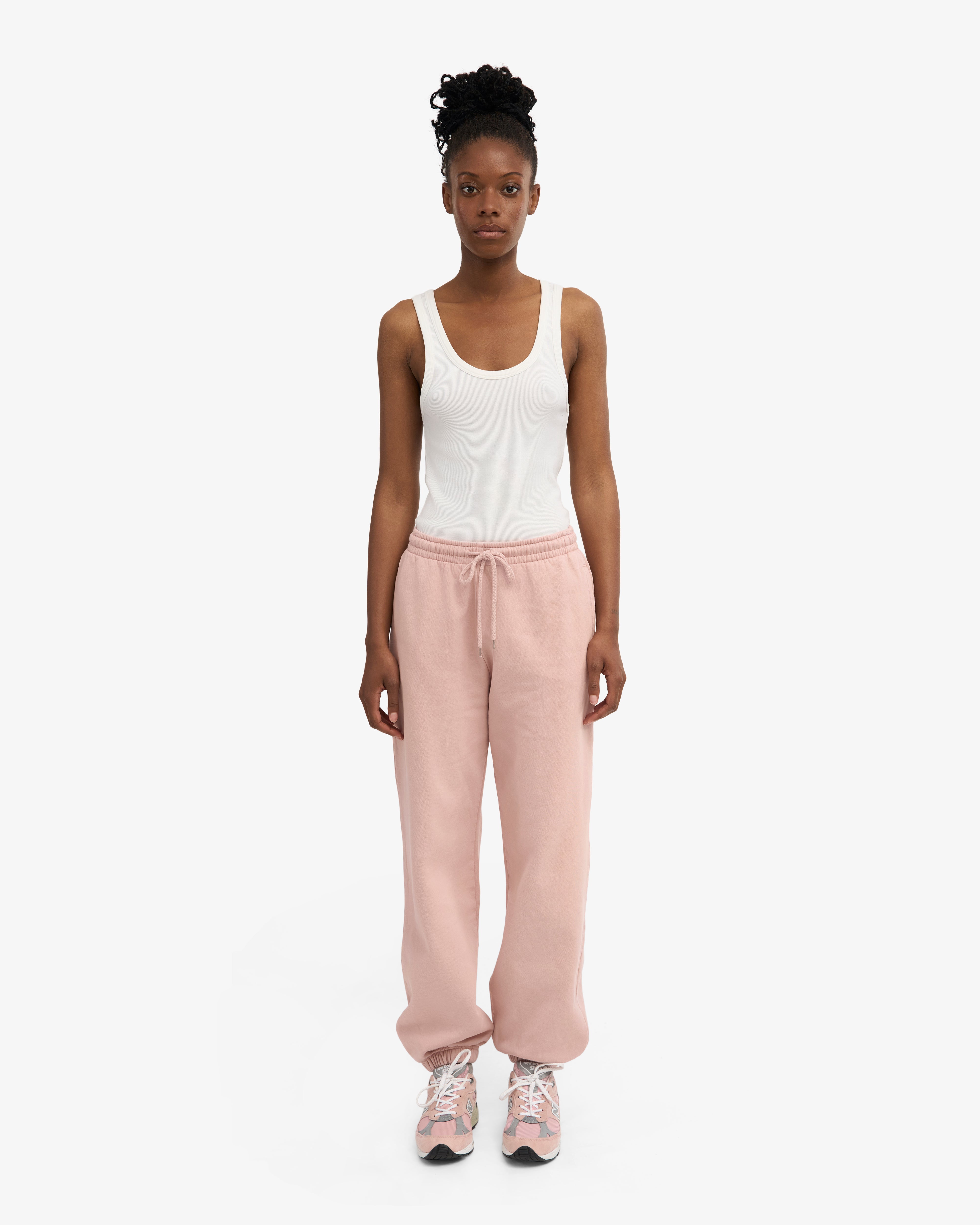 Organic Relaxed Sweatpants - Faded Pink