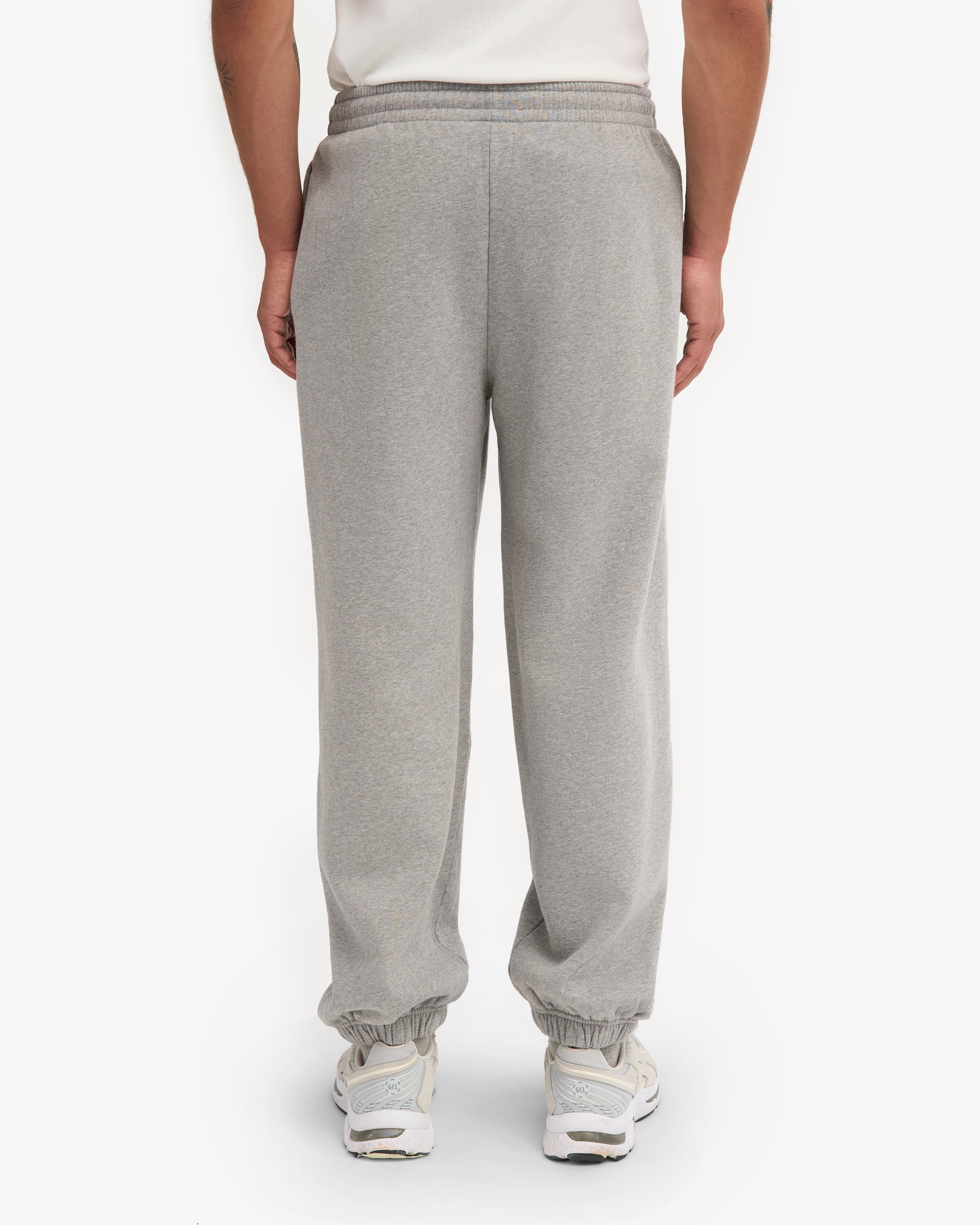 Organic Relaxed Hood Sweatsuit - Heather Grey