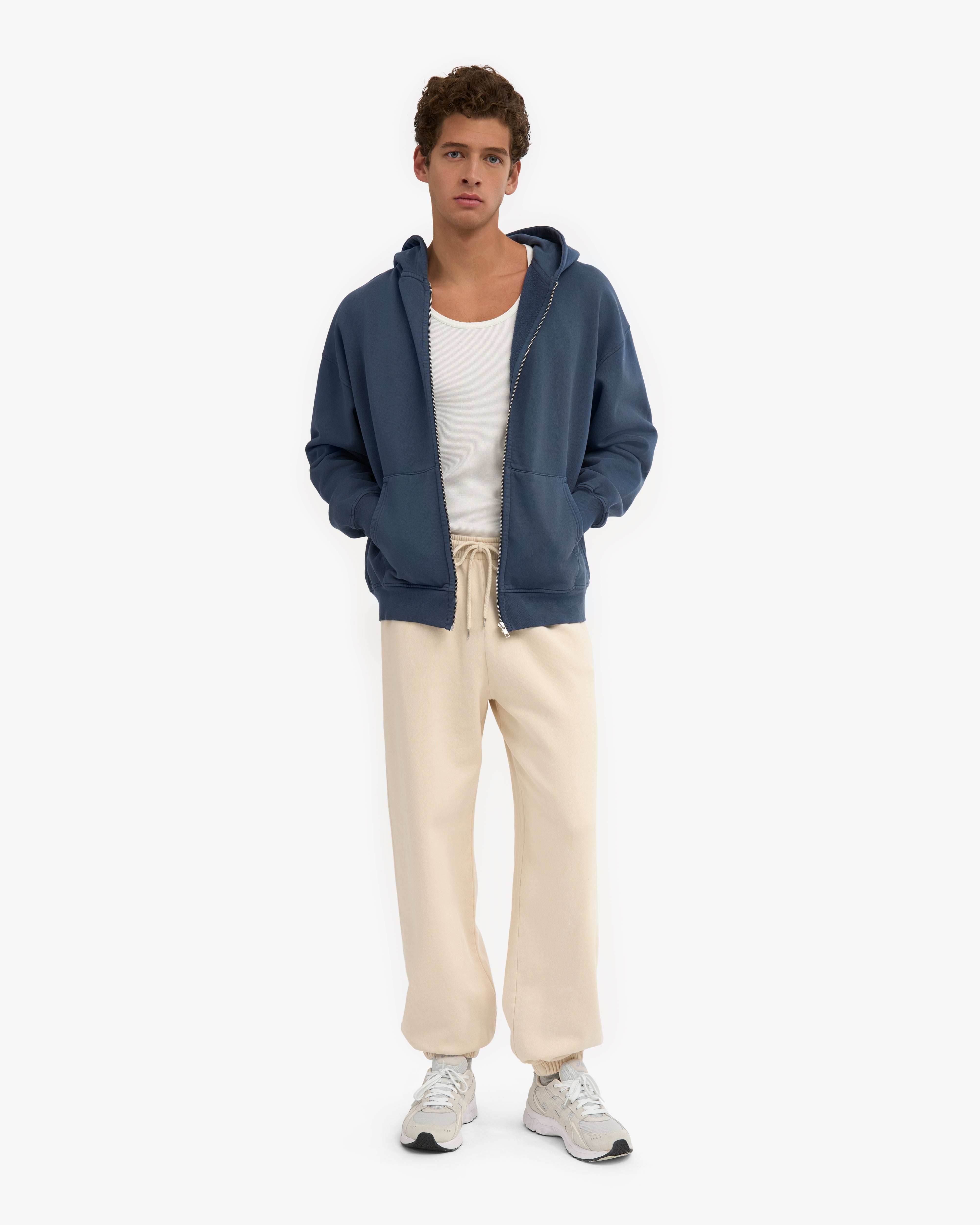 Organic Relaxed Sweatpants - Ivory White