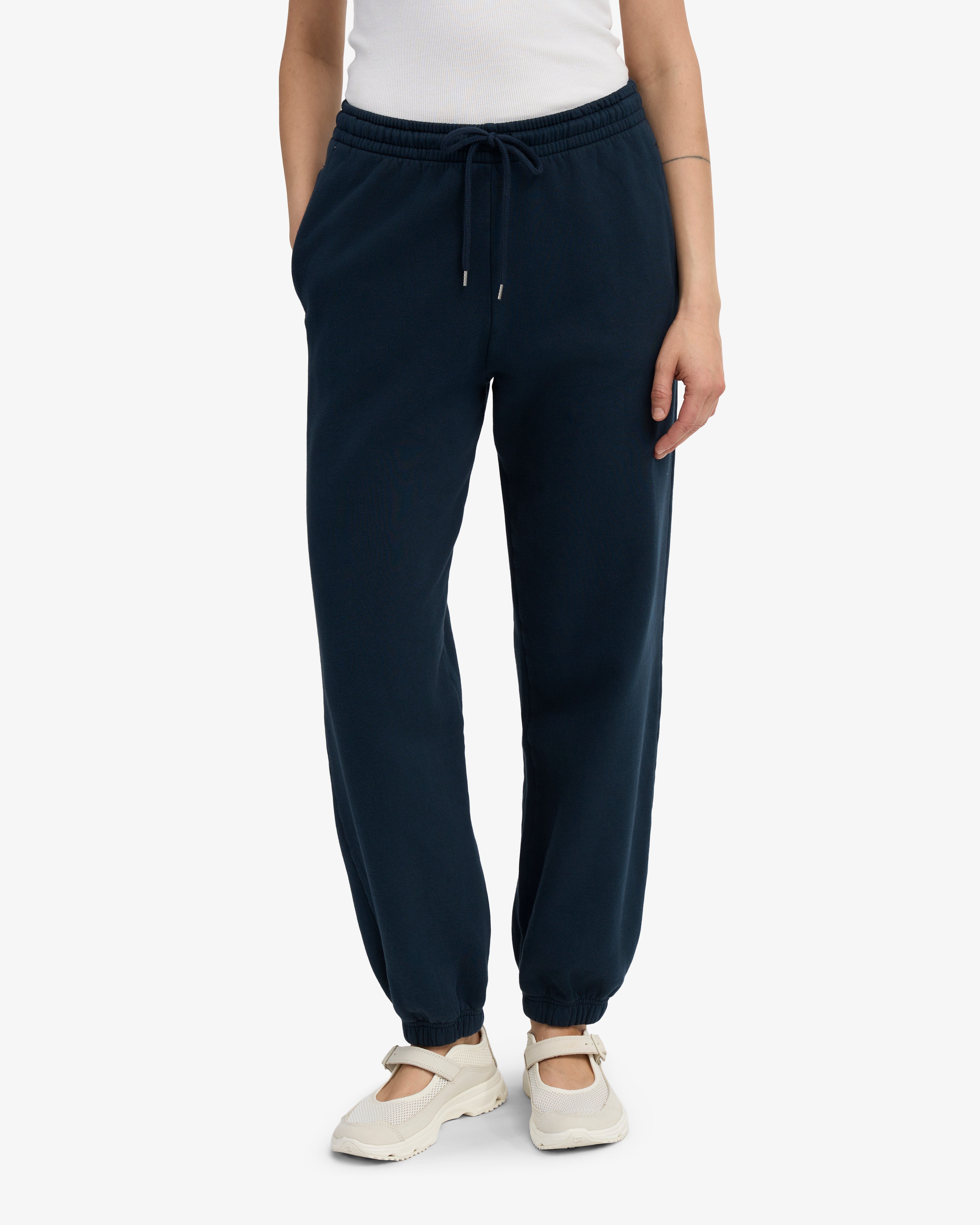 Organic Relaxed Hood Sweatsuit - Navy Blue