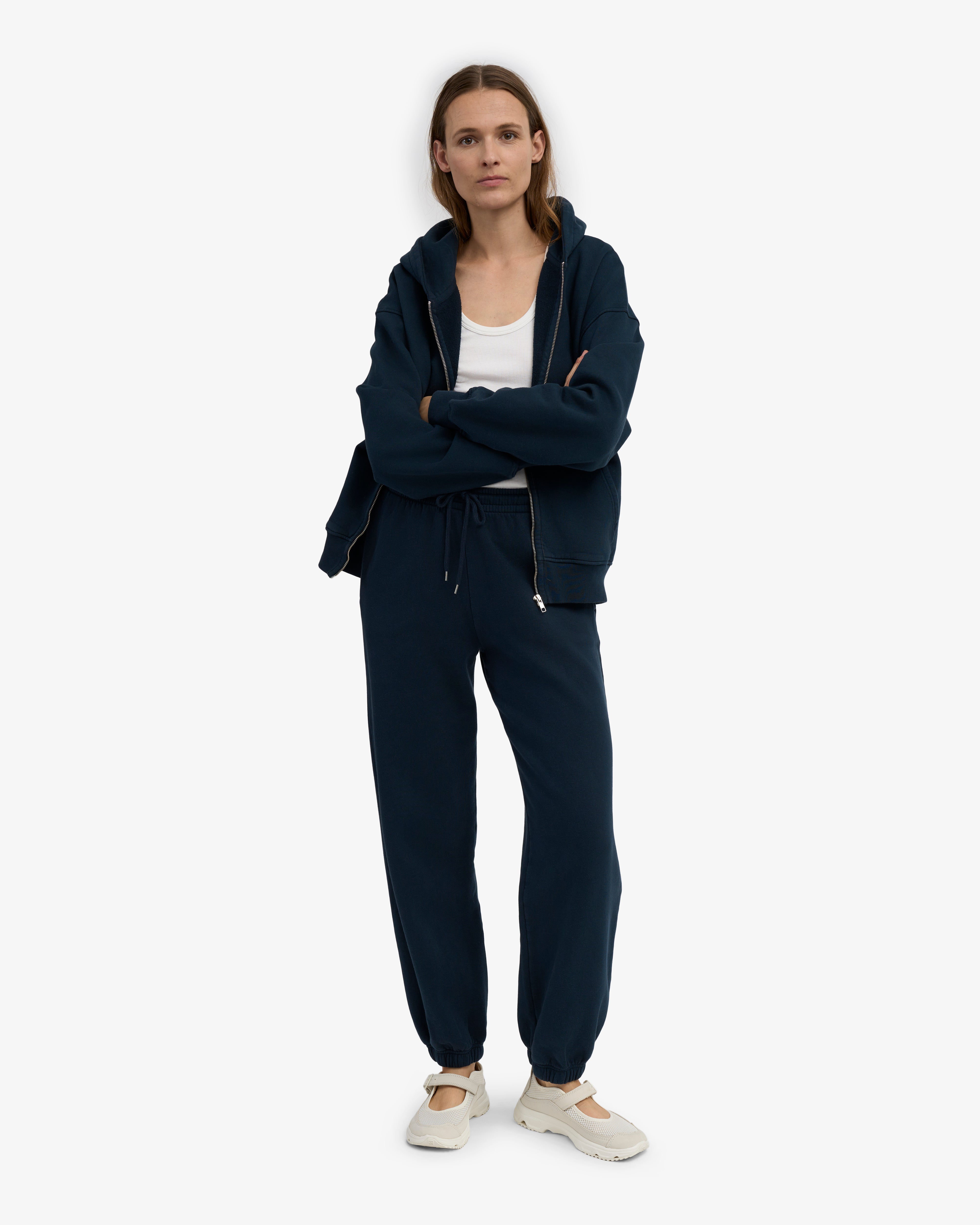 Organic Relaxed Sweatpants - Navy Blue