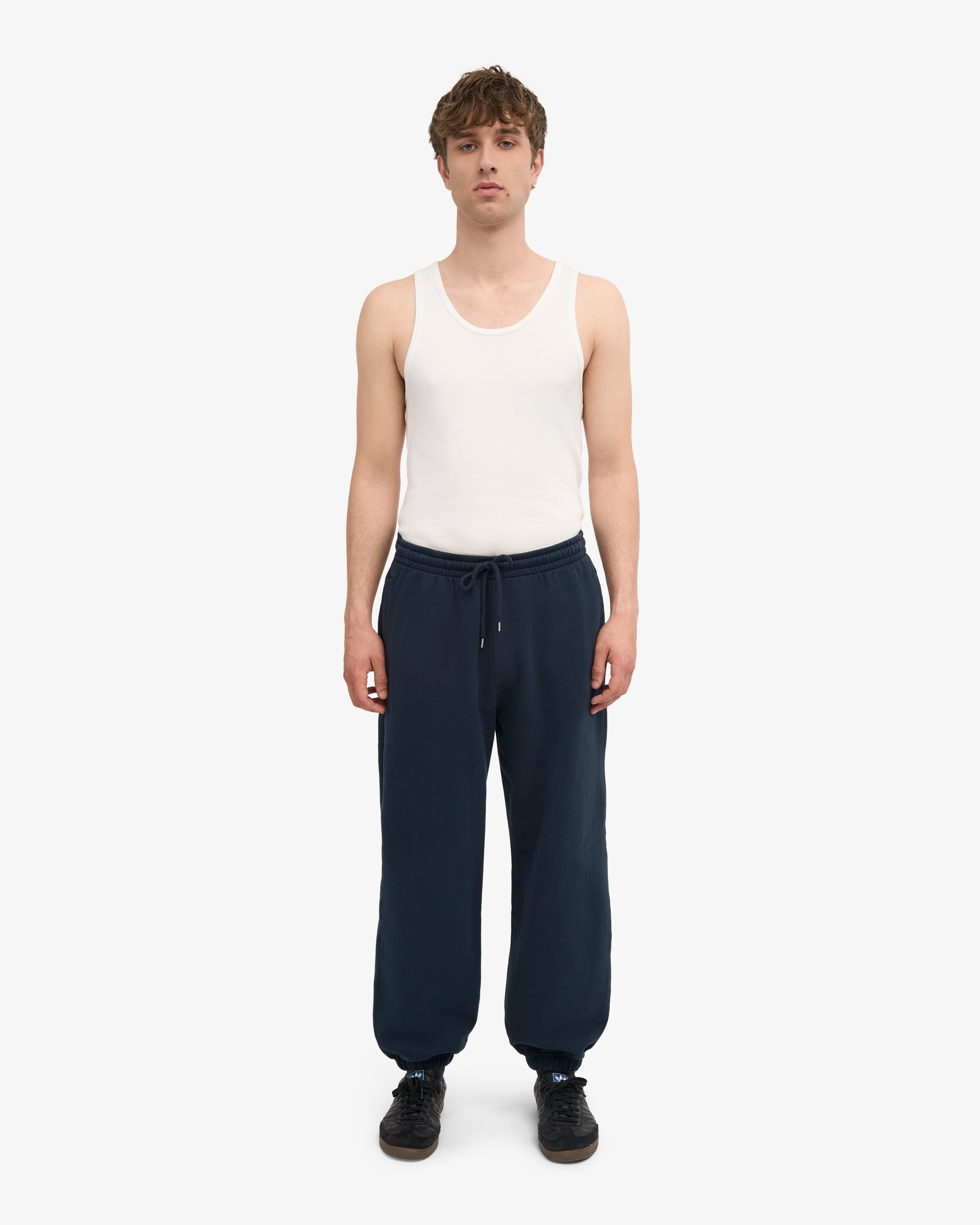Organic Relaxed Sweatpants - Navy Blue