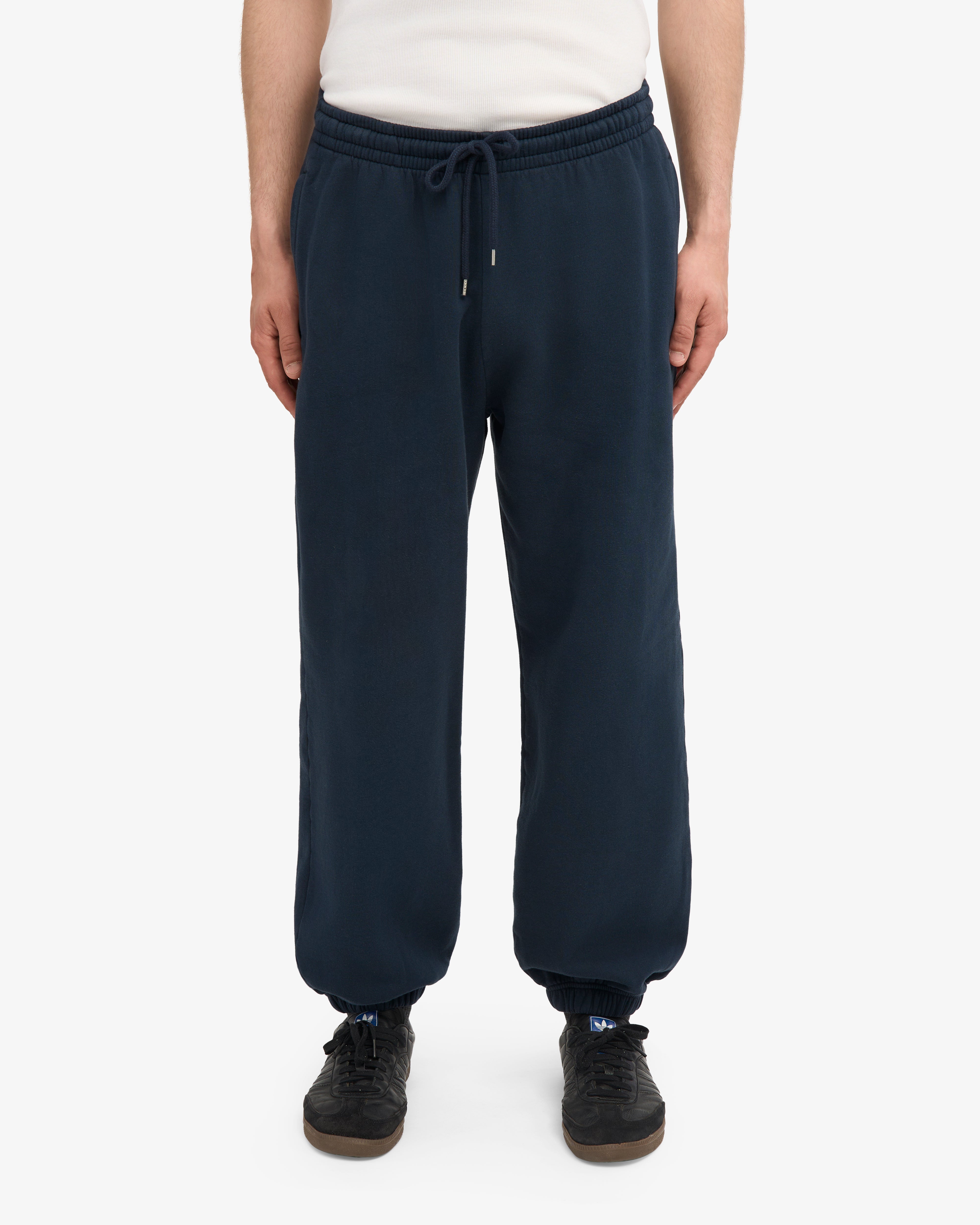 Organic Relaxed Hood Sweatsuit - Navy Blue