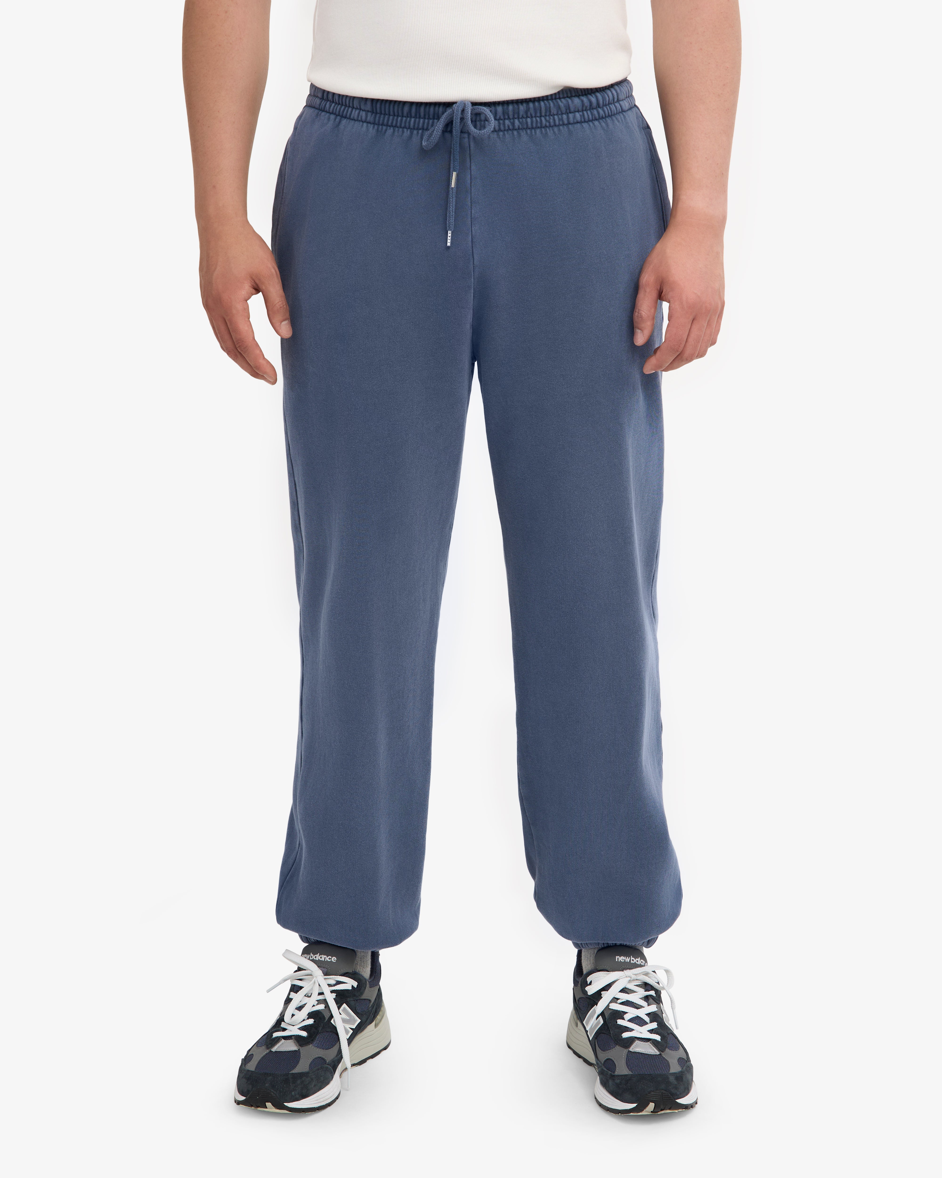 Organic Relaxed Hood Sweatsuit - Neptune Blue