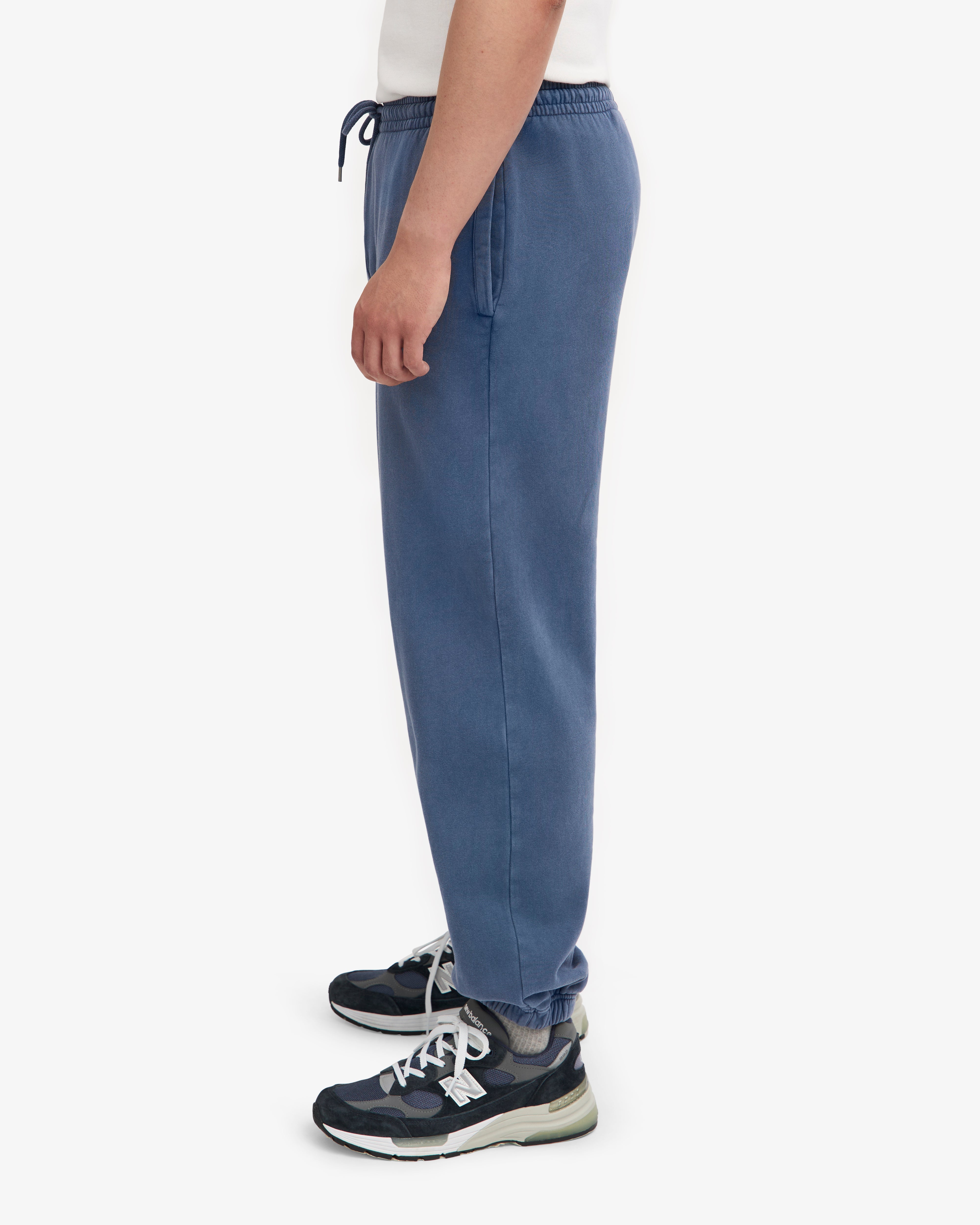 Organic Relaxed Hood Sweatsuit - Neptune Blue