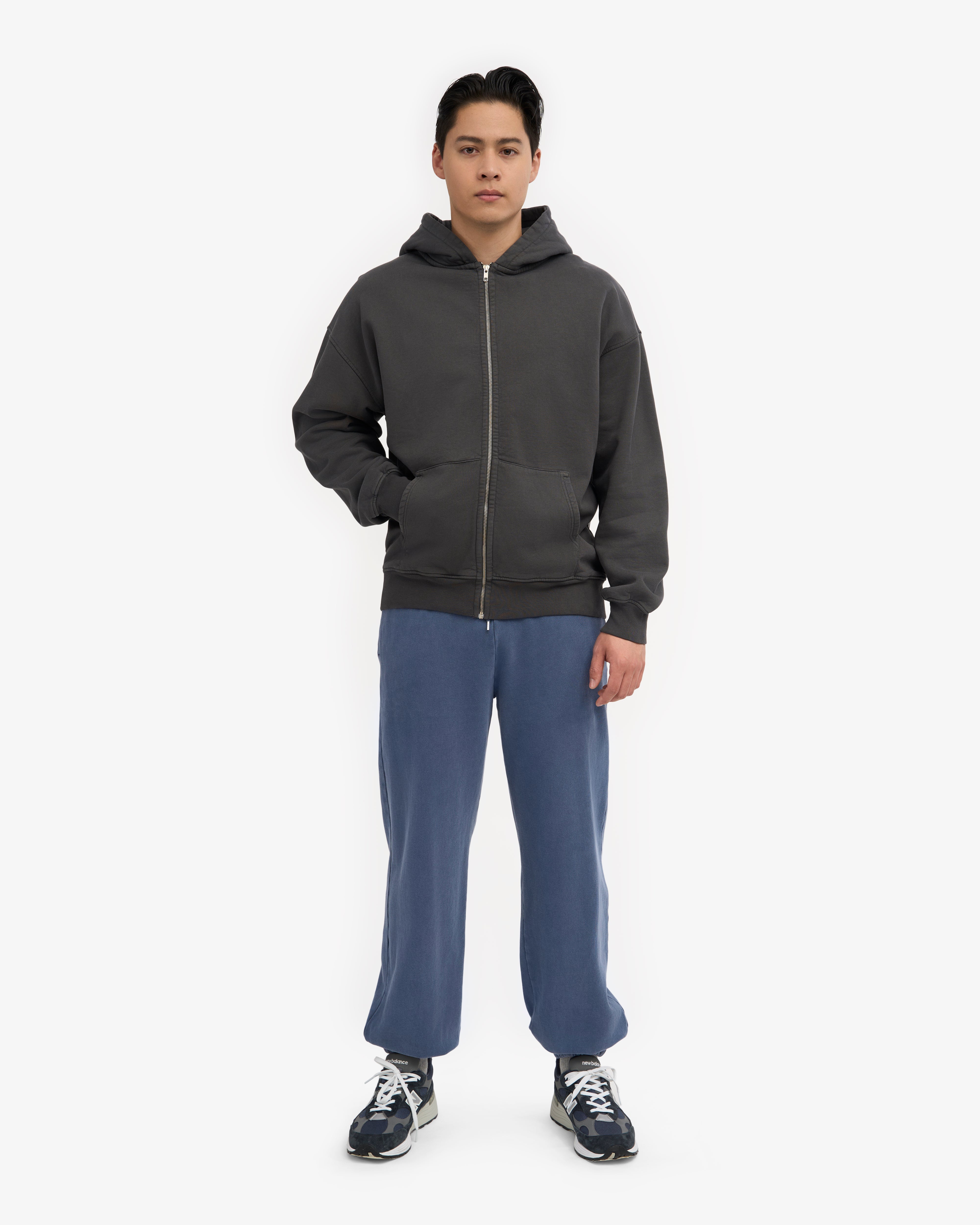 Organic Relaxed Sweatpants - Neptune Blue