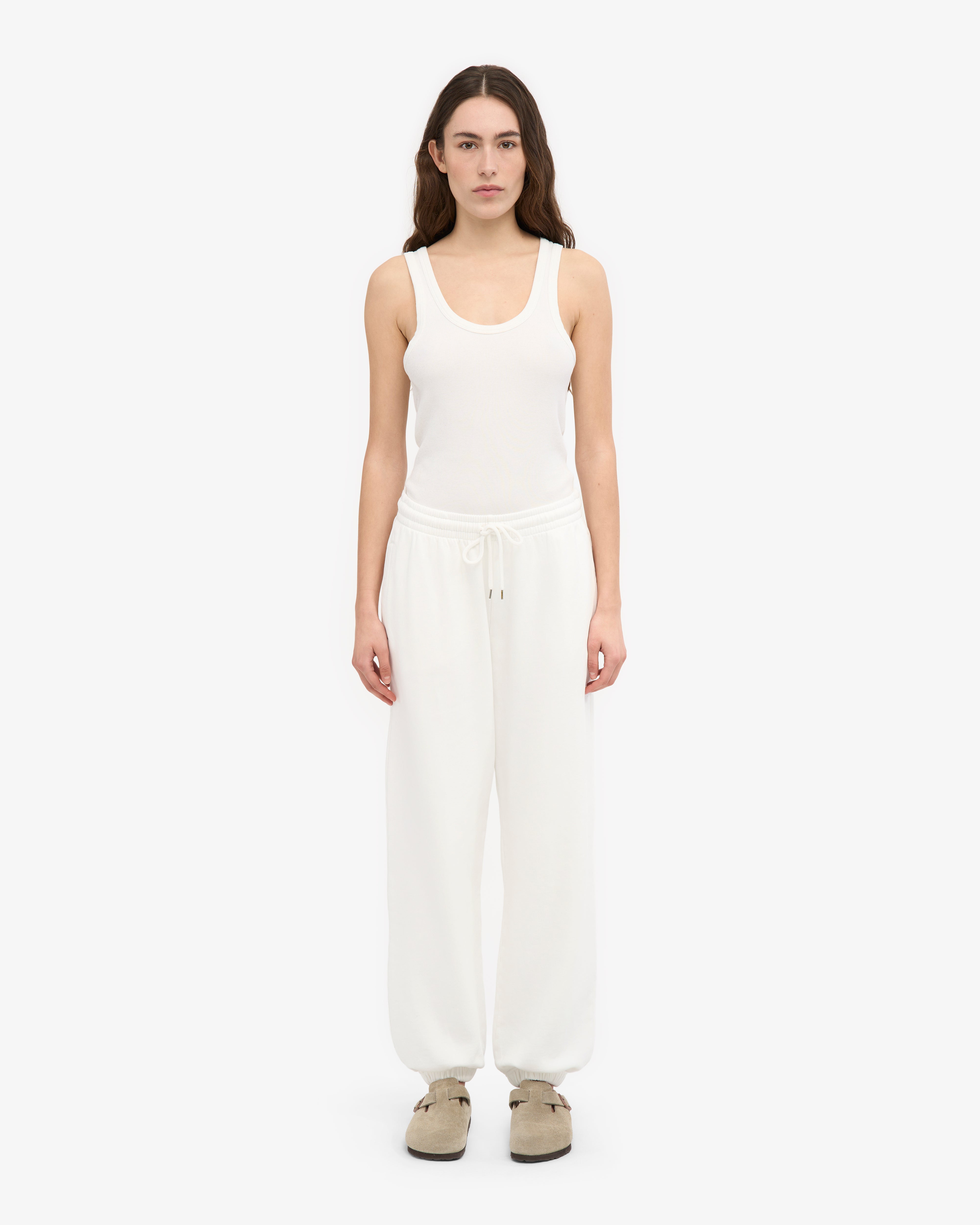 Organic Relaxed Sweatpants - Optical White
