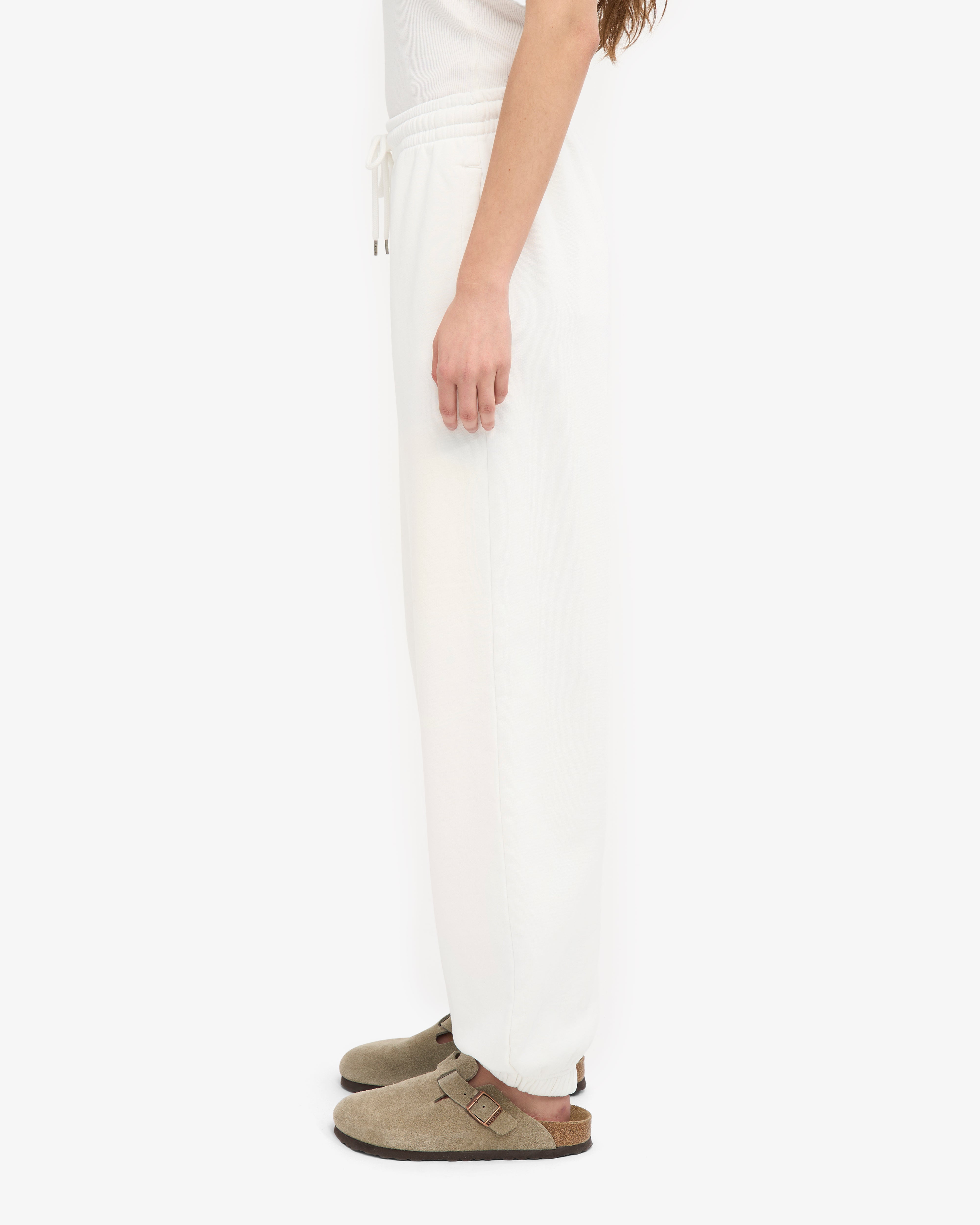 Organic Relaxed Sweatpants - Optical White