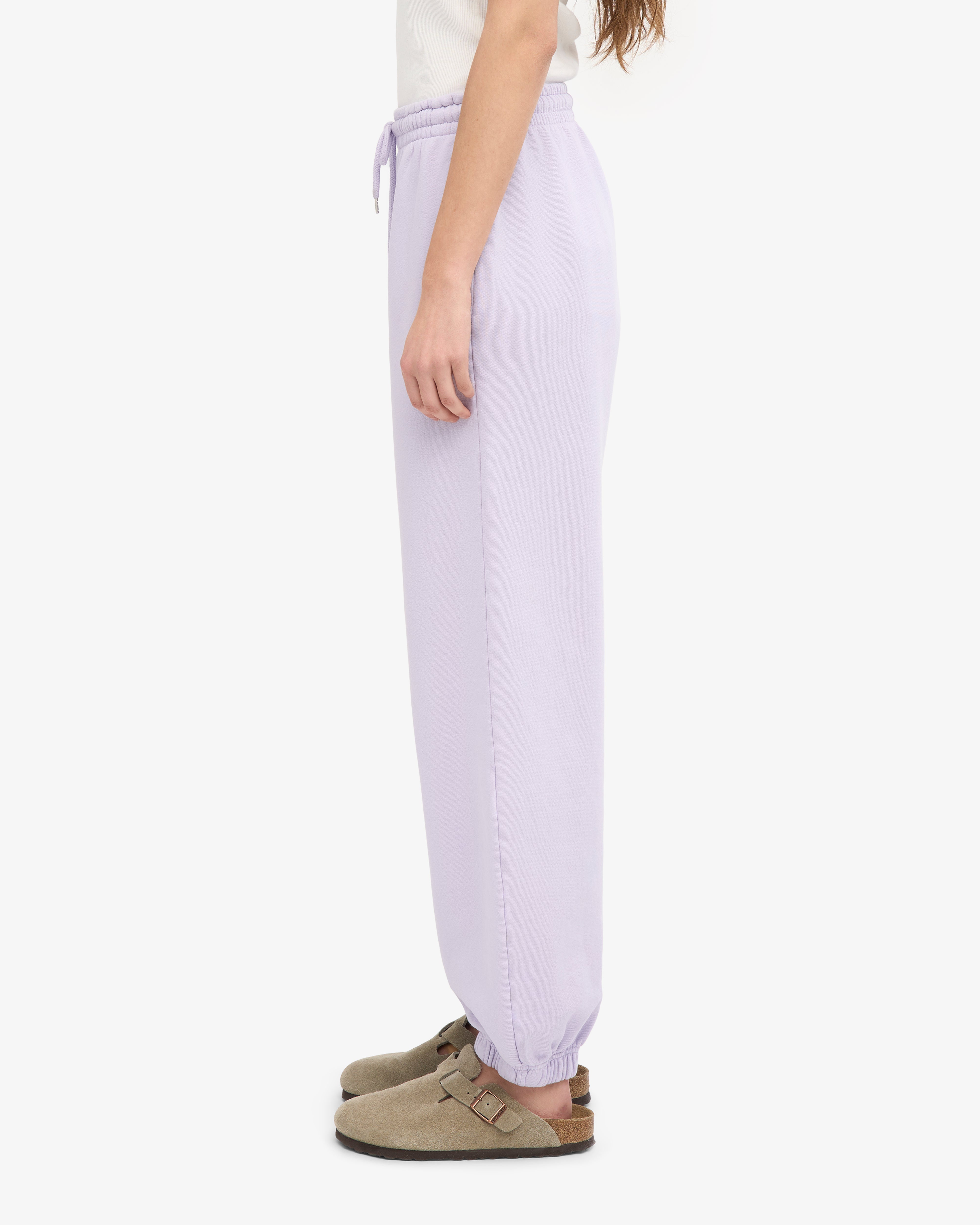 Organic Relaxed Hood Sweatsuit - Soft Lavender